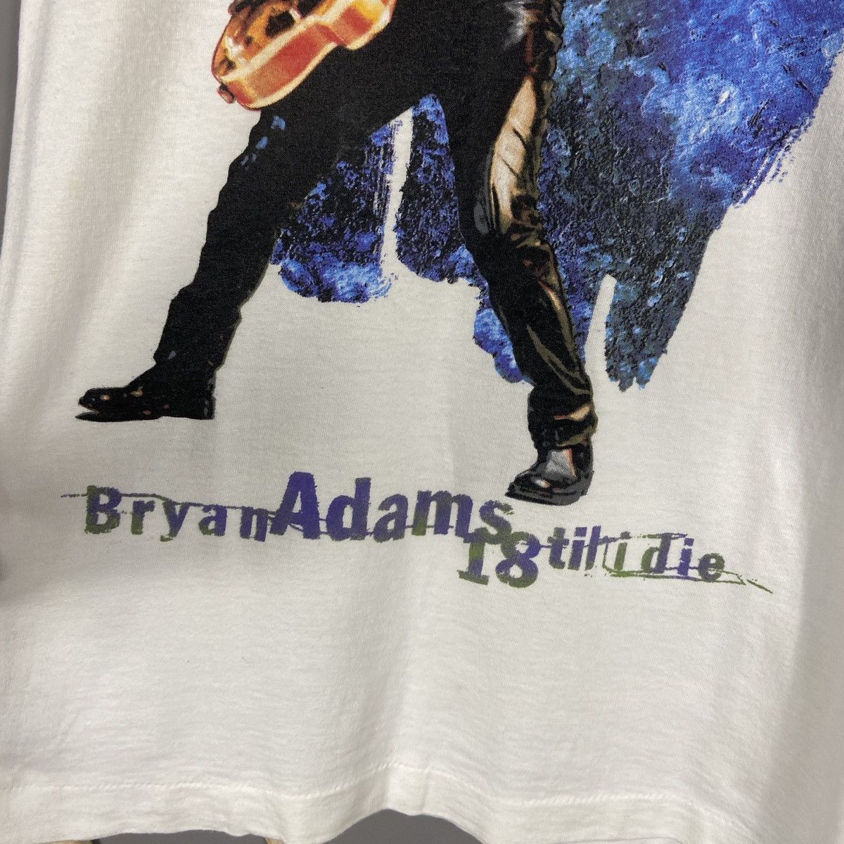 Band Tees × Vintage Vintage 90s Bryan Adams 18 Till I Die t-shirt Size US L / EU 52-54 / 3 - 4 Thumbnail