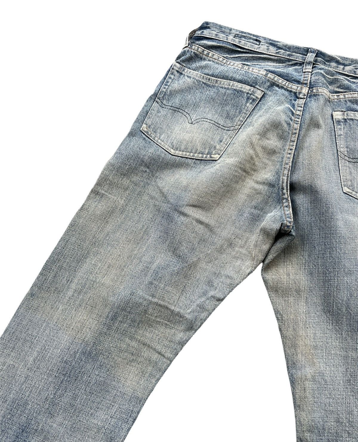 Japanese Brand Bartack Aging Wash Selvedge Denim Size US 32 / EU 48 - 14 Thumbnail