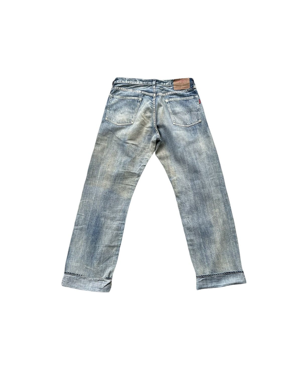 Japanese Brand Bartack Aging Wash Selvedge Denim Size US 32 / EU 48 - 11 Thumbnail