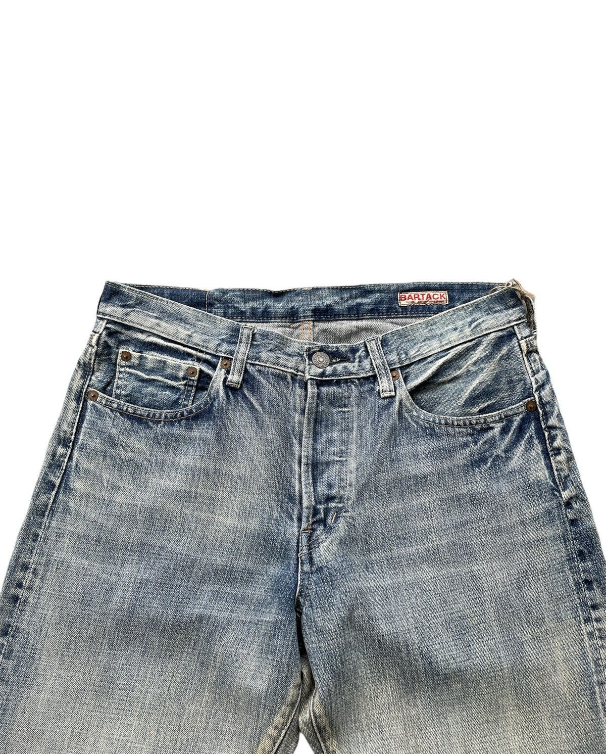 Japanese Brand Bartack Aging Wash Selvedge Denim Size US 32 / EU 48 - 8 Thumbnail
