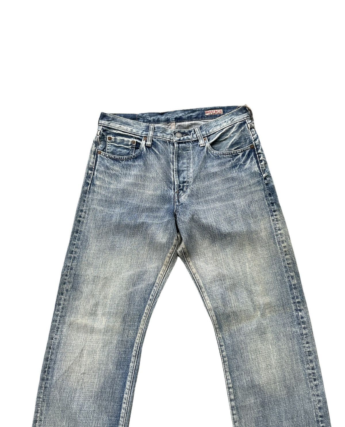 Japanese Brand Bartack Aging Wash Selvedge Denim Size US 32 / EU 48 - 5 Thumbnail