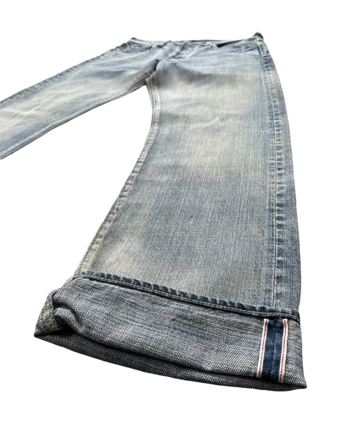 Japanese Brand Bartack Aging Wash Selvedge Denim Size US 32 / EU 48 - 4 Thumbnail