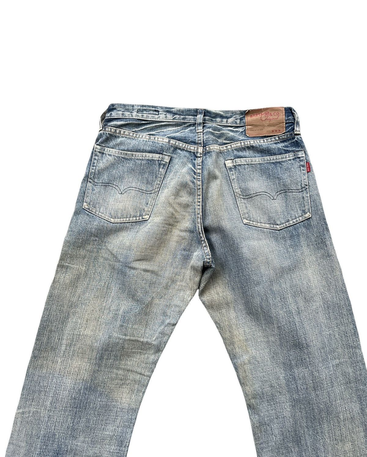 Japanese Brand Bartack Aging Wash Selvedge Denim Size US 32 / EU 48 - 13 Thumbnail