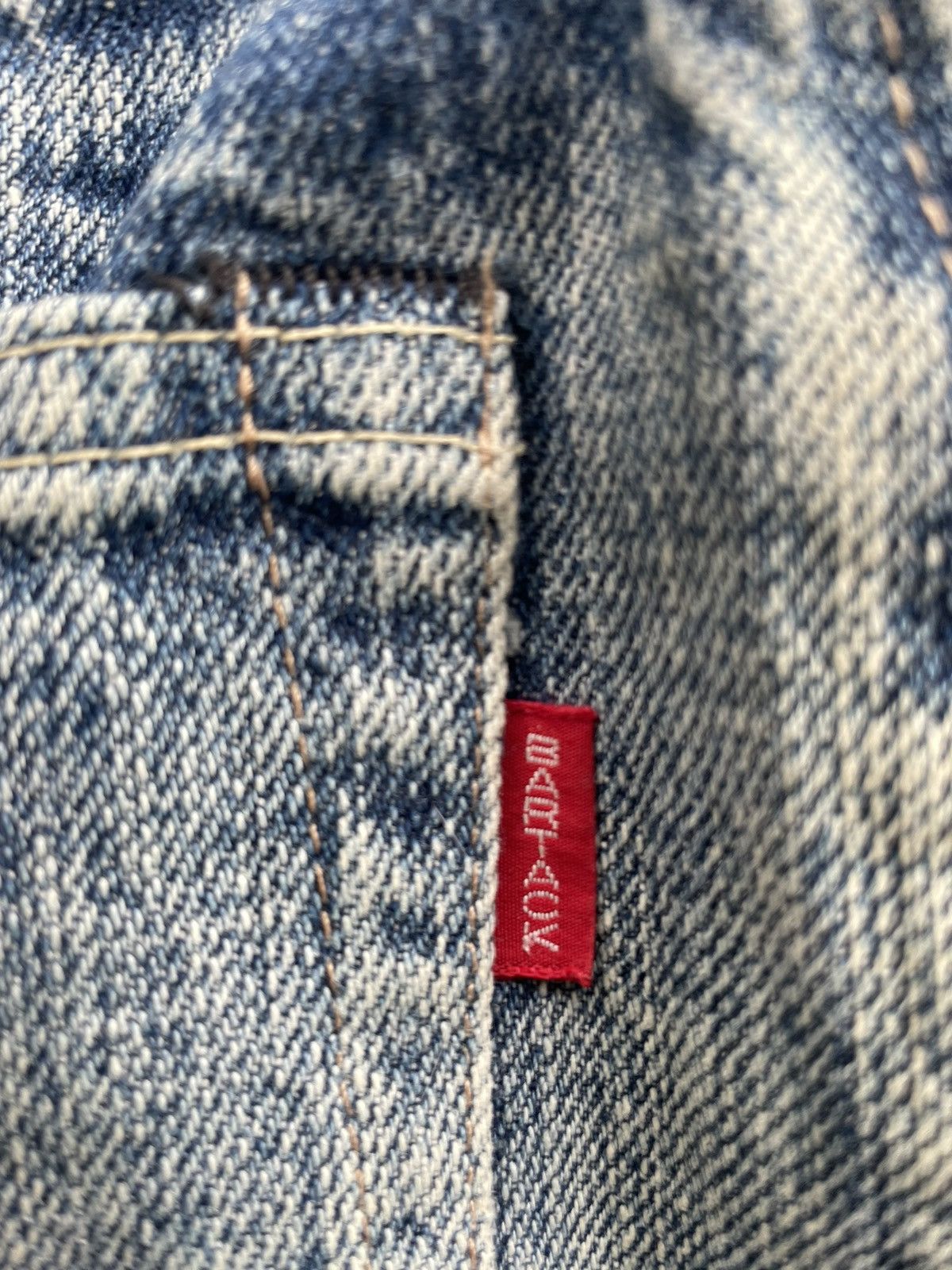 Japanese Brand Bartack Aging Wash Selvedge Denim Size US 32 / EU 48 - 19 Thumbnail