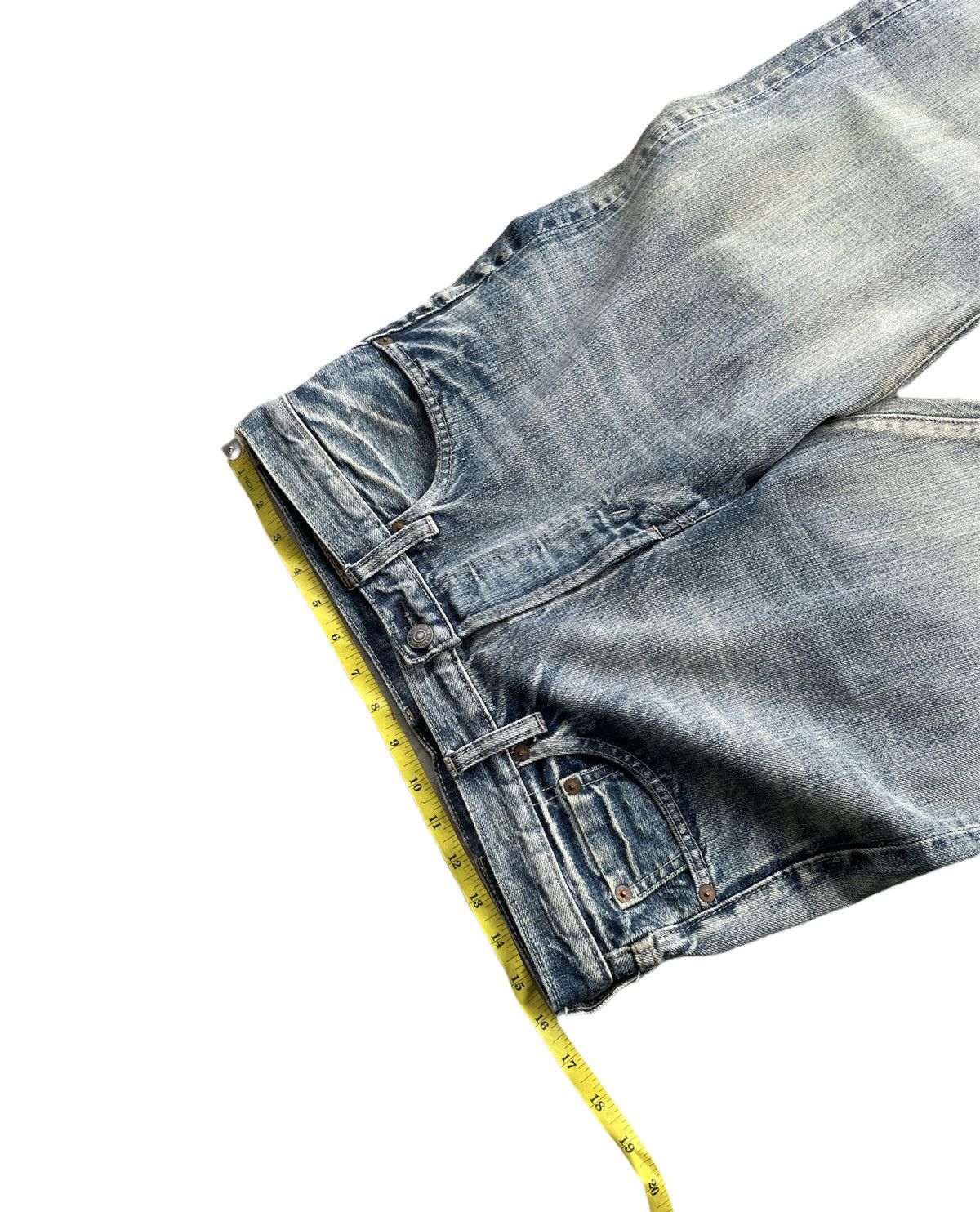 Japanese Brand Bartack Aging Wash Selvedge Denim Size US 32 / EU 48 - 2 Thumbnail