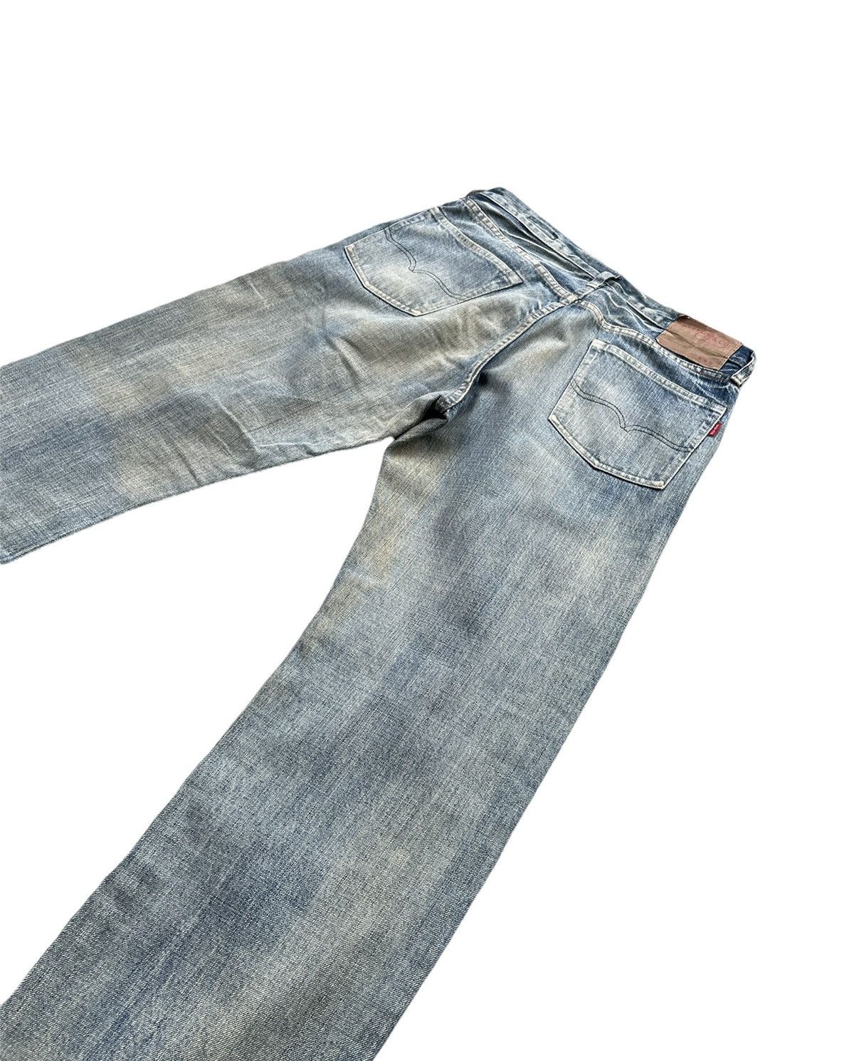 Japanese Brand Bartack Aging Wash Selvedge Denim Size US 32 / EU 48 - 12 Thumbnail