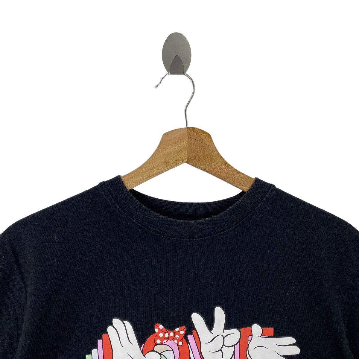 Ambush Design × Disney × Uniqlo UT UNIQLO x DISNEY x Ambush Love Print Black Short Sleeve Size M / US 6-8 / IT 42-44 - 2 Thumbnail