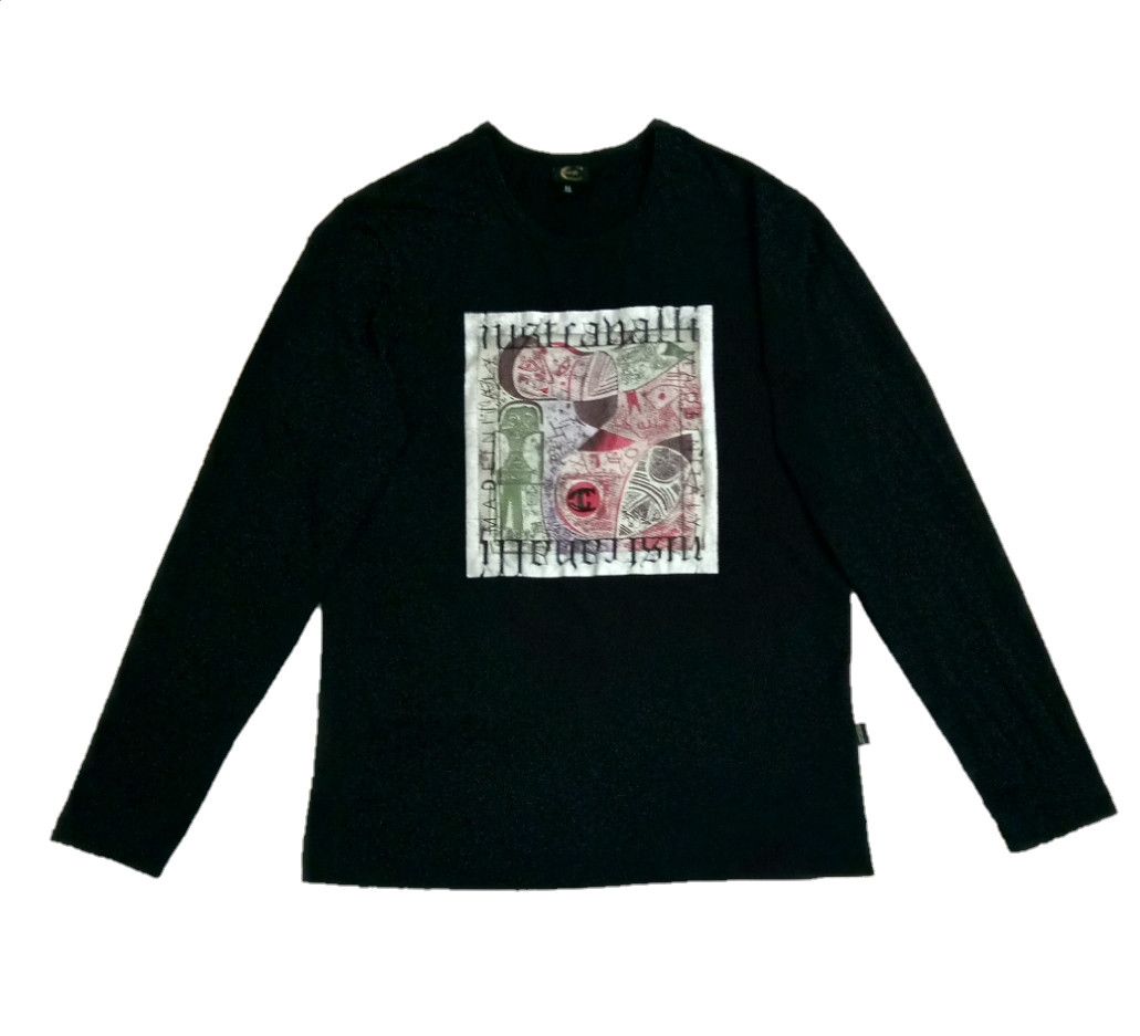 Just Cavalli FW2000 spell out hierographic long sleeve tee Size US M / EU 48-50 / 2 - 1 Thumbnail
