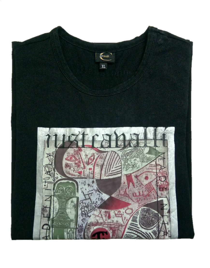 Just Cavalli FW2000 spell out hierographic long sleeve tee Size US M / EU 48-50 / 2 - 9 Thumbnail