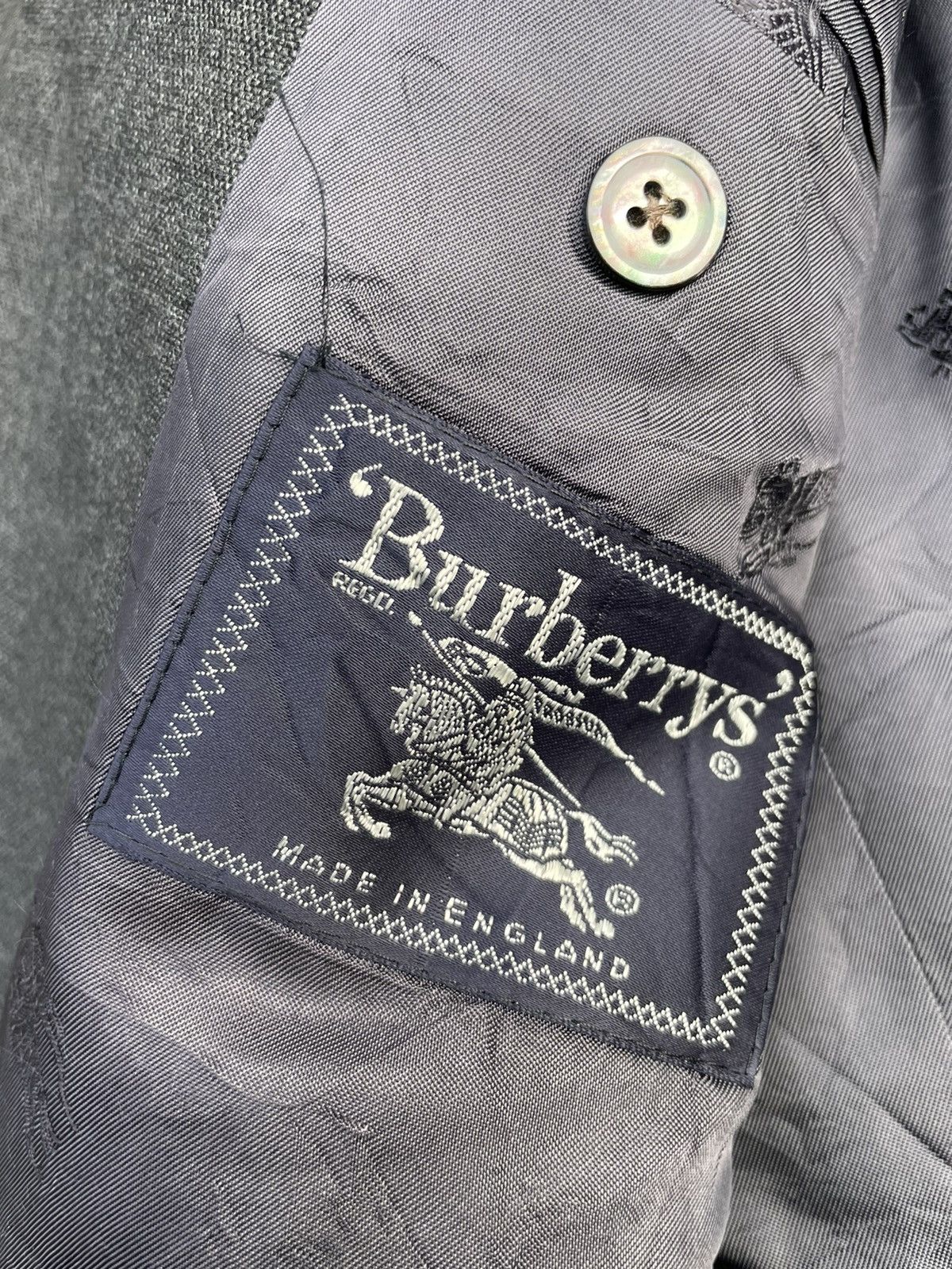 Burberry × Designer Vintage Burberrys London Wool Cashmere Coat Size US M / EU 48-50 / 2 - 12 Thumbnail