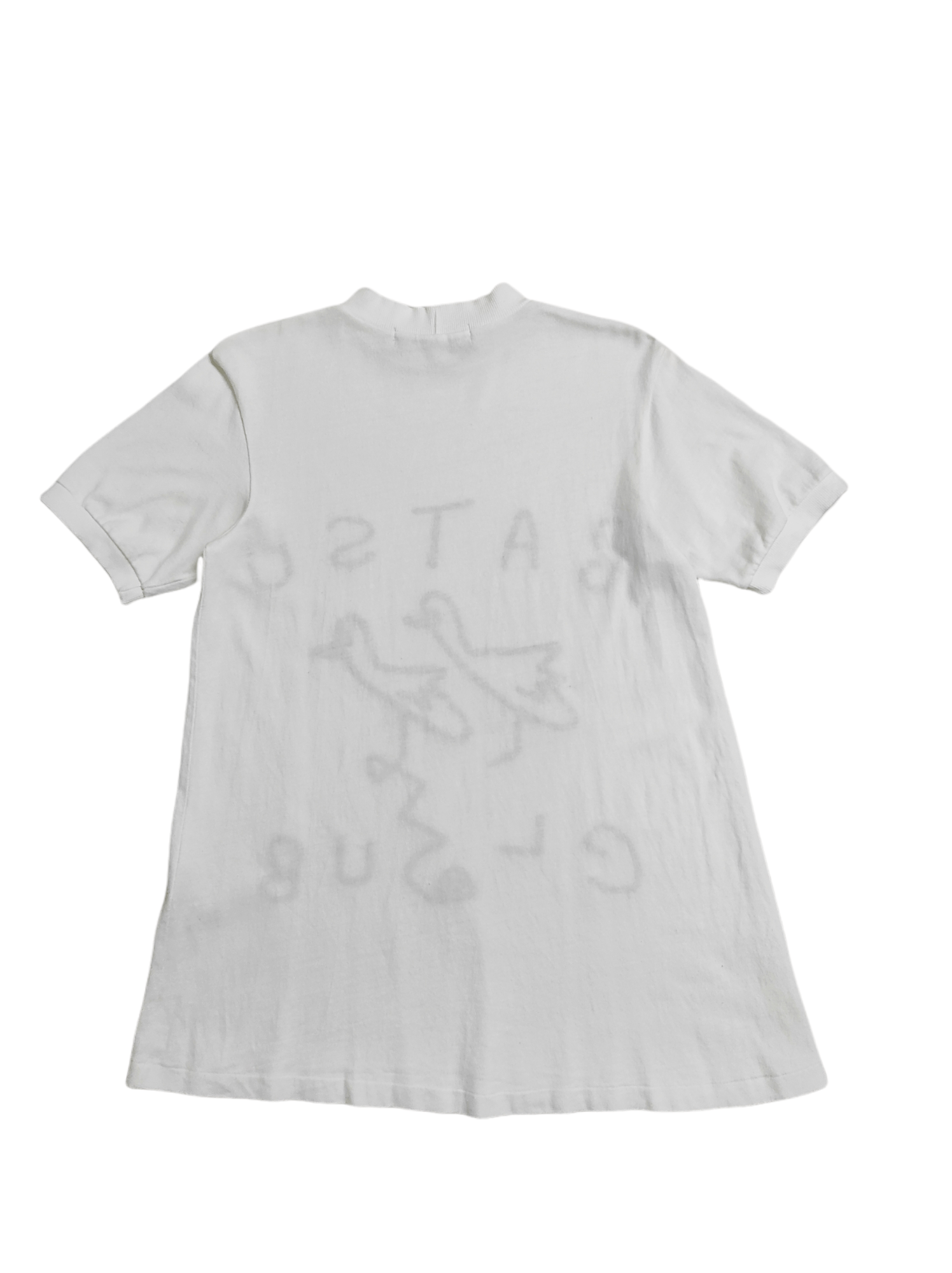 Japanese Brand Vintage mid 90s BA-TSU CLUB Intarsia knit OS tee Size ONE SIZE - 2 Thumbnail