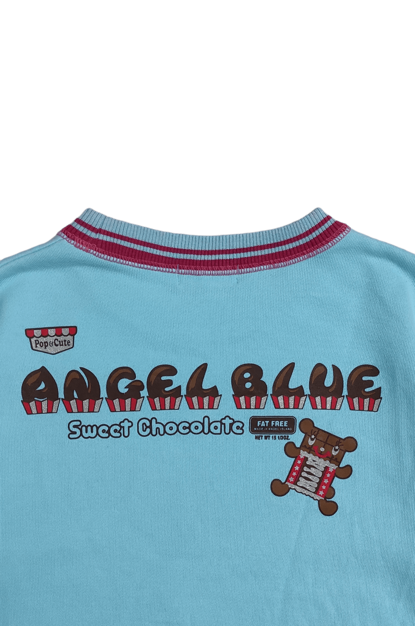 Angel Blue Vintage 90s Angel Blue POP Angel's for every cute girl sweat Size L / US 10 / IT 46 - 10 Thumbnail