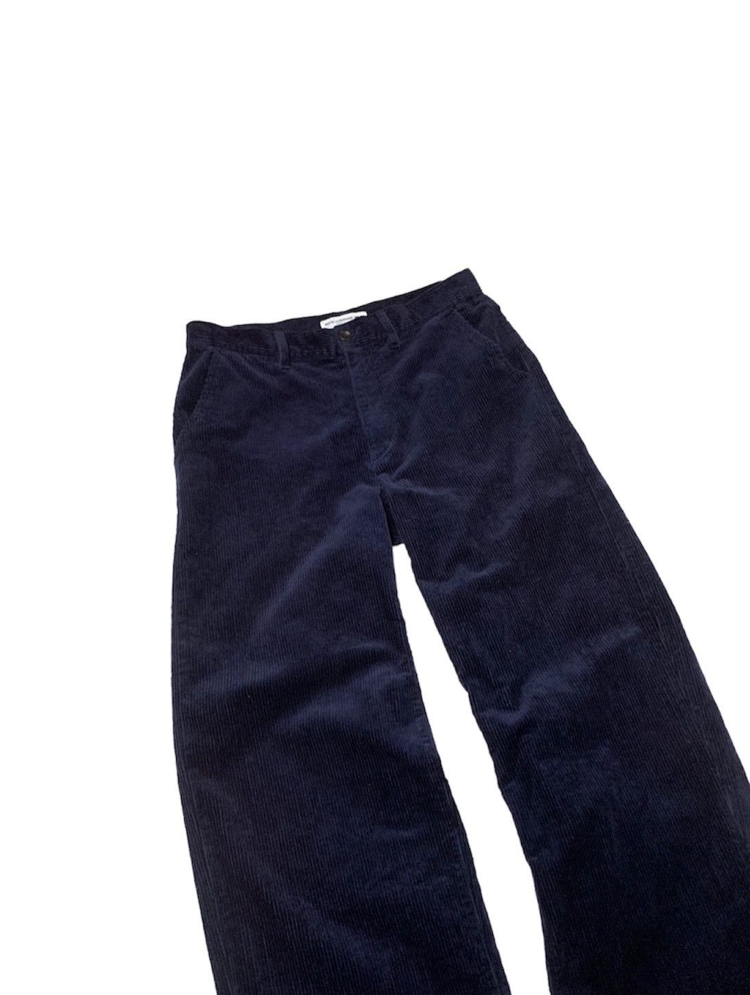Uniqlo UNIQLO INES DE LA FRESSANGE PARIS BLUE CORDUROY BAGGY PANTS Size US 30 / EU 46 - 6 Thumbnail