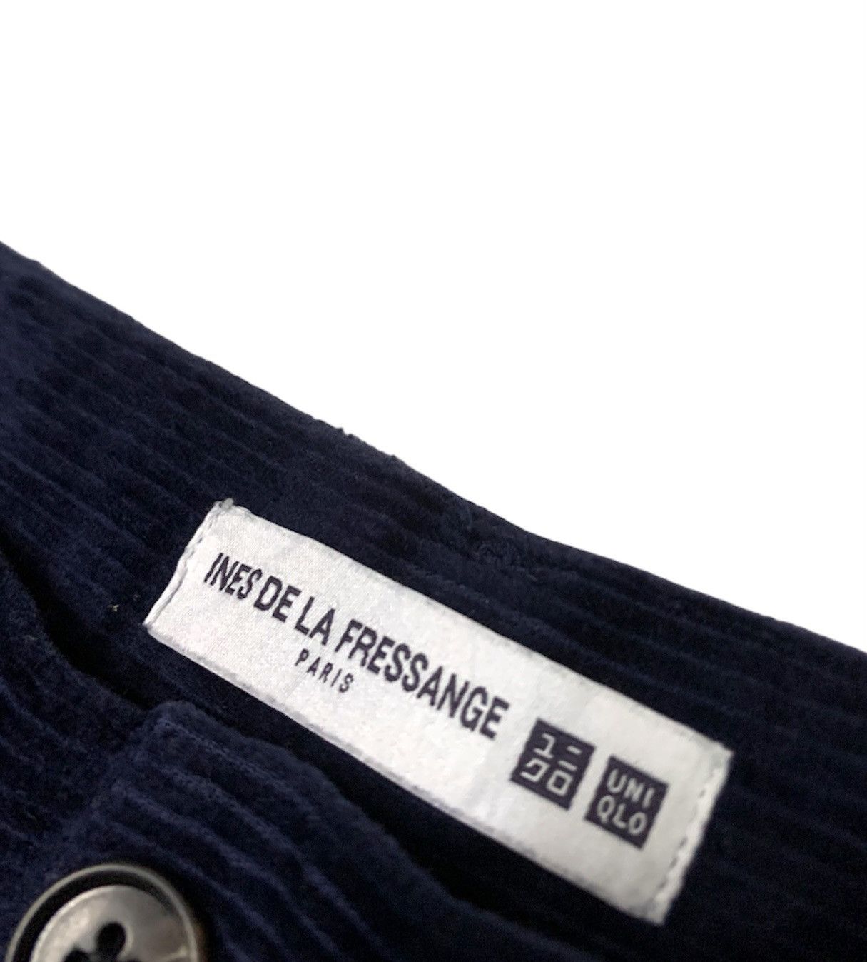 Uniqlo UNIQLO INES DE LA FRESSANGE PARIS BLUE CORDUROY BAGGY PANTS Size US 30 / EU 46 - 13 Thumbnail