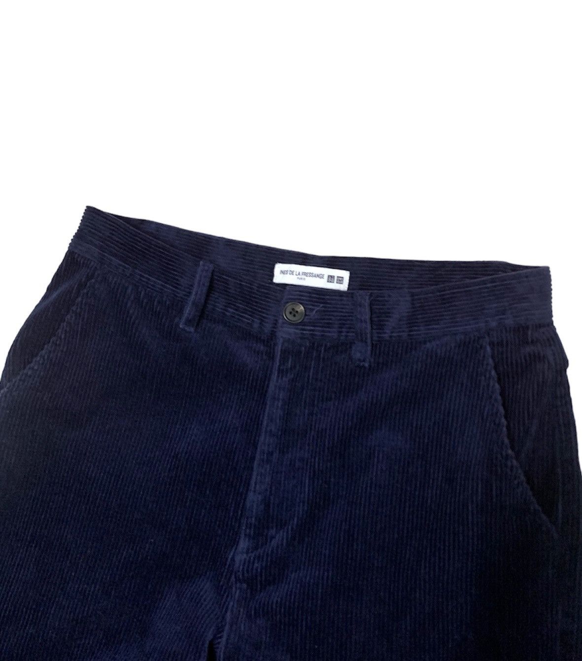 Uniqlo UNIQLO INES DE LA FRESSANGE PARIS BLUE CORDUROY BAGGY PANTS Size US 30 / EU 46 - 12 Thumbnail