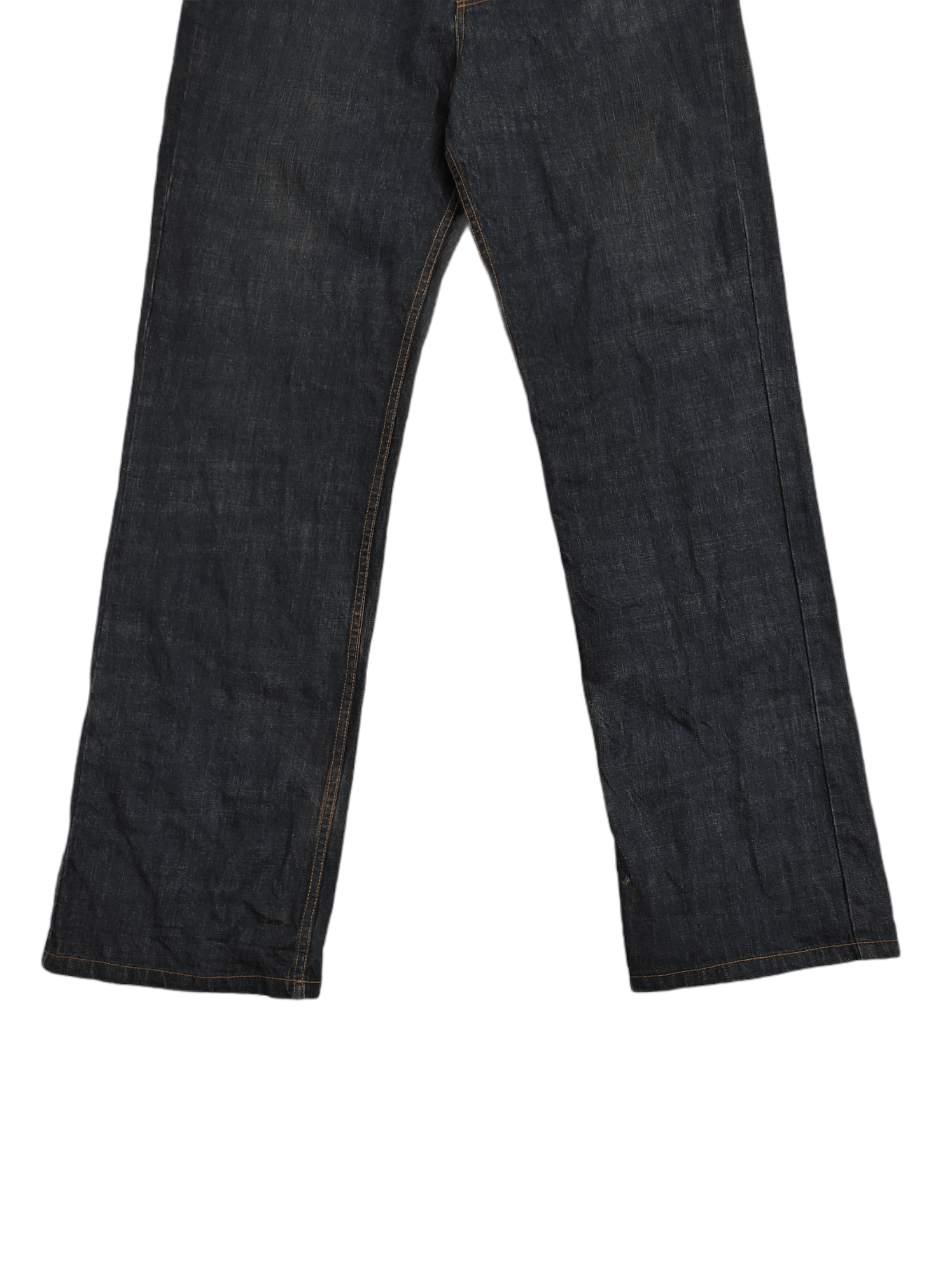 Japanese Brand FW2000 Kiks Tyo rigid denim with draw string Size US 34 / EU 50 - 8 Thumbnail