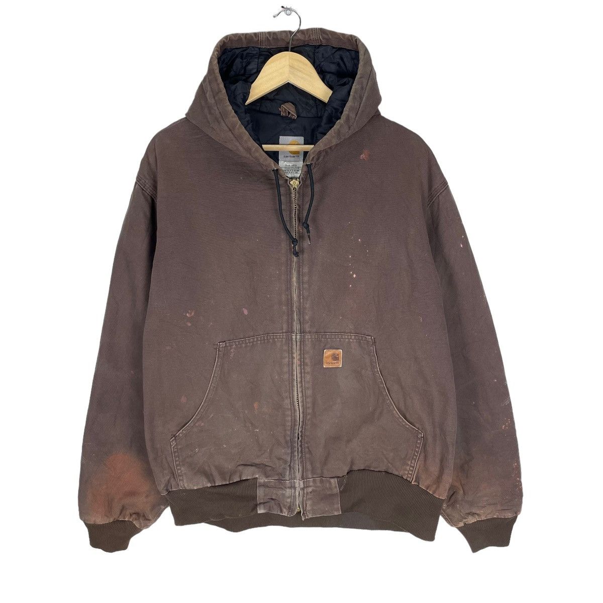 Carhartt 🌟CARHARTT HOODIE PAINTER CANVAS ZIPPER JACKET Size US L / EU 52-54 / 3 - 1 Thumbnail