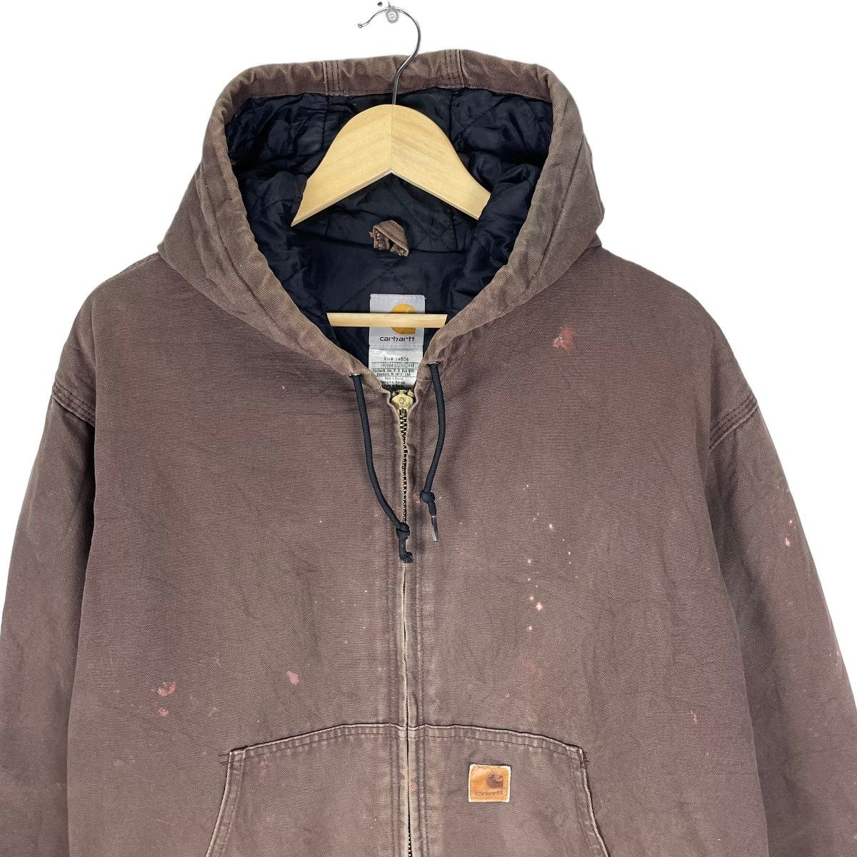 Carhartt 🌟CARHARTT HOODIE PAINTER CANVAS ZIPPER JACKET Size US L / EU 52-54 / 3 - 2 Thumbnail