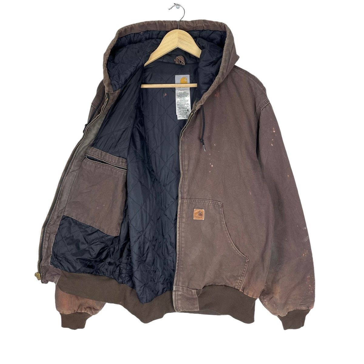 Carhartt 🌟CARHARTT HOODIE PAINTER CANVAS ZIPPER JACKET Size US L / EU 52-54 / 3 - 6 Thumbnail
