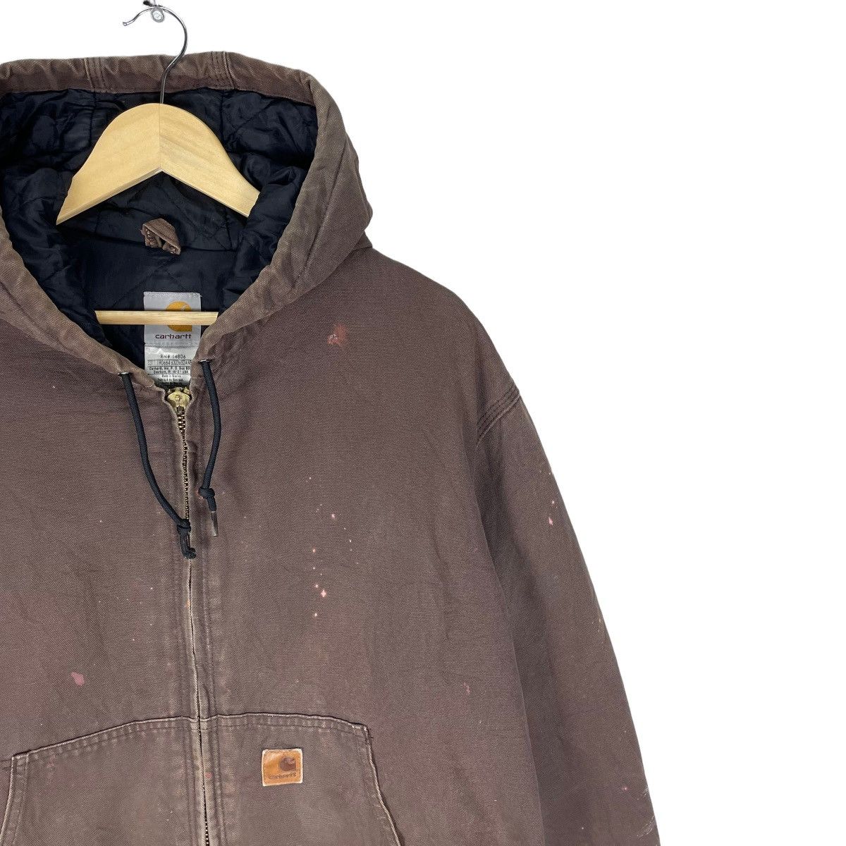 Carhartt 🌟CARHARTT HOODIE PAINTER CANVAS ZIPPER JACKET Size US L / EU 52-54 / 3 - 3 Thumbnail