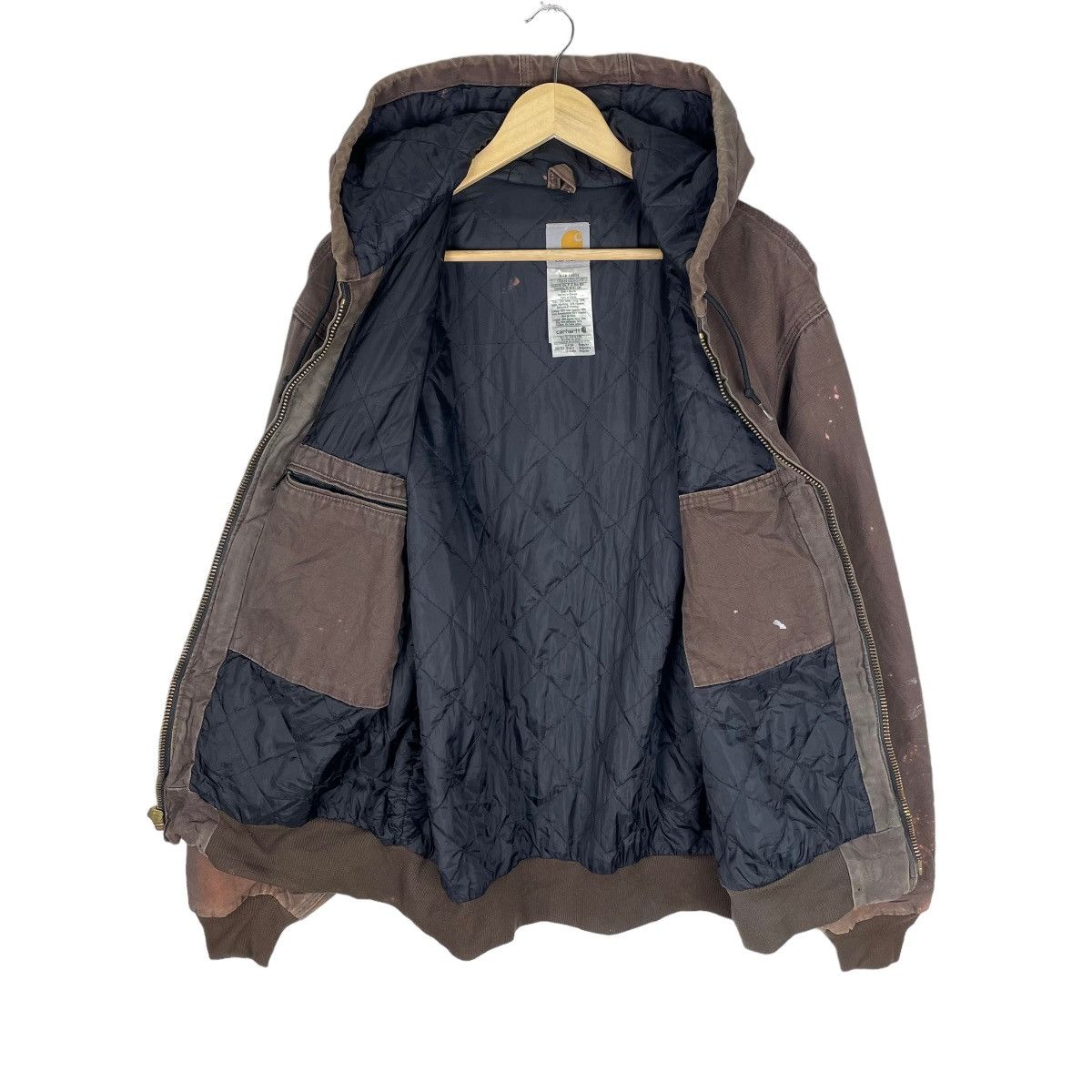 Carhartt 🌟CARHARTT HOODIE PAINTER CANVAS ZIPPER JACKET Size US L / EU 52-54 / 3 - 7 Thumbnail