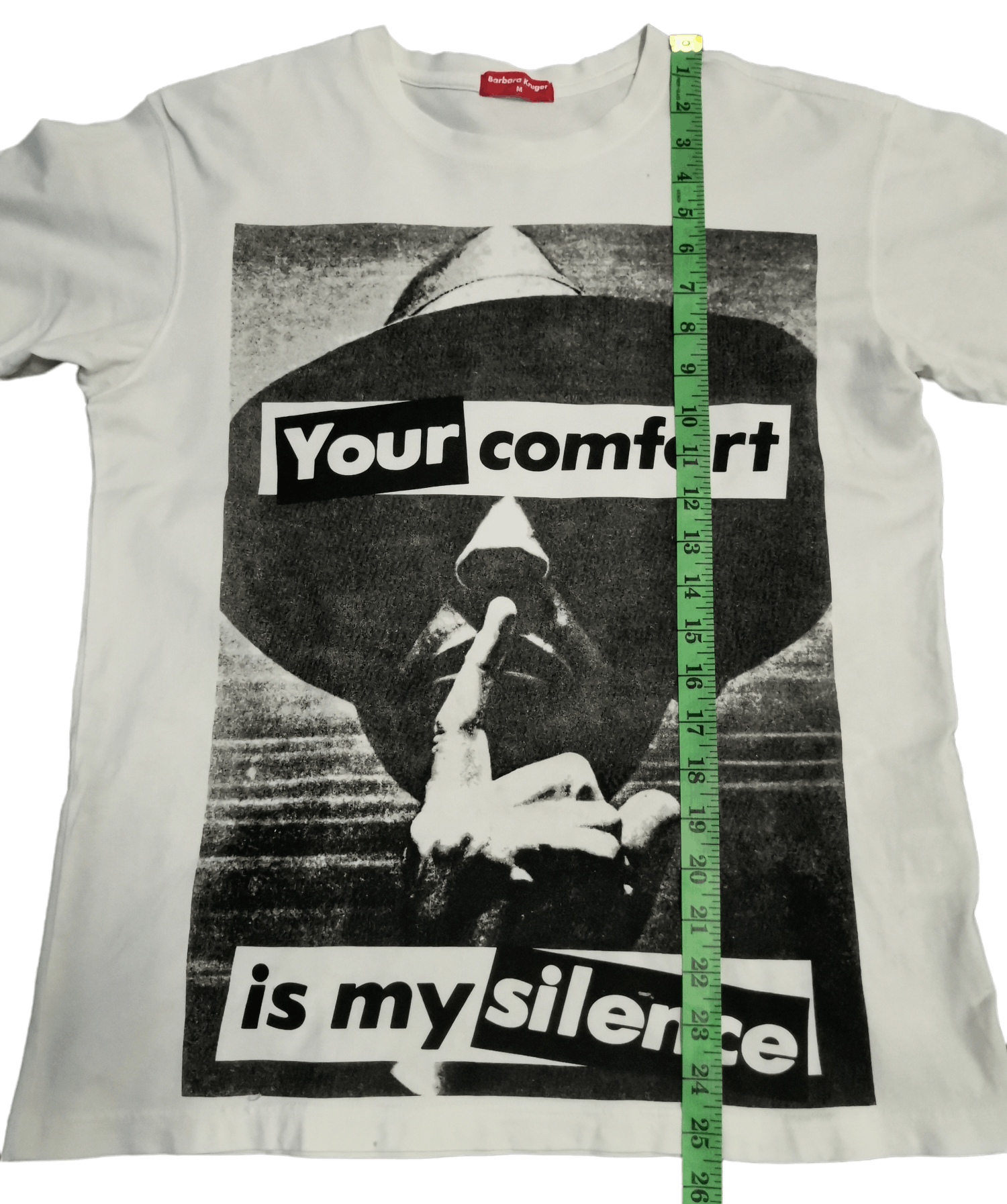 Barbara Kruger Vintage Barbara Kruger Art Designer Tee Graphic Rare Size US M / EU 48-50 / 2 - 6 Thumbnail