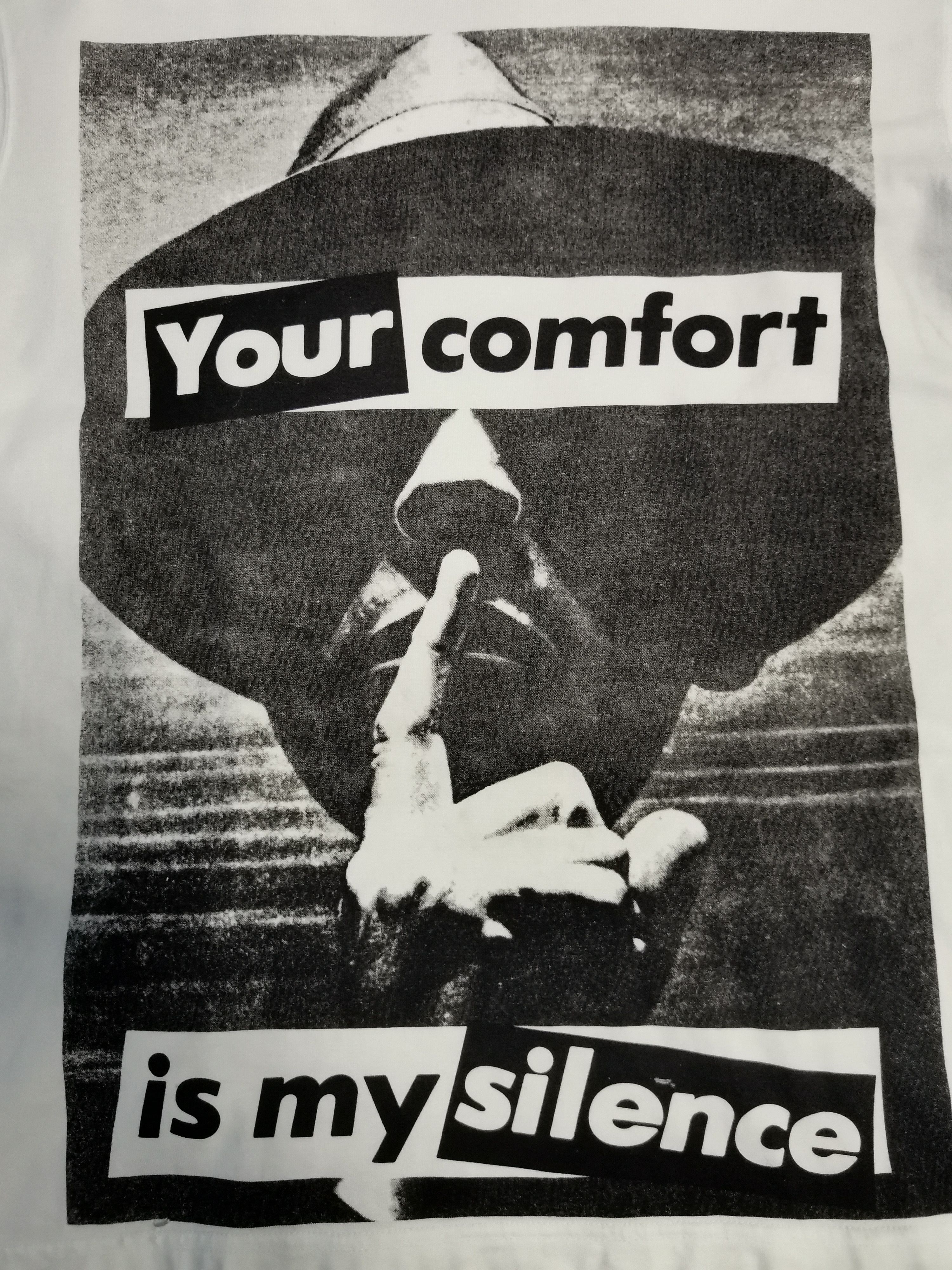 Barbara Kruger Vintage Barbara Kruger Art Designer Tee Graphic Rare Size US M / EU 48-50 / 2 - 1 Thumbnail