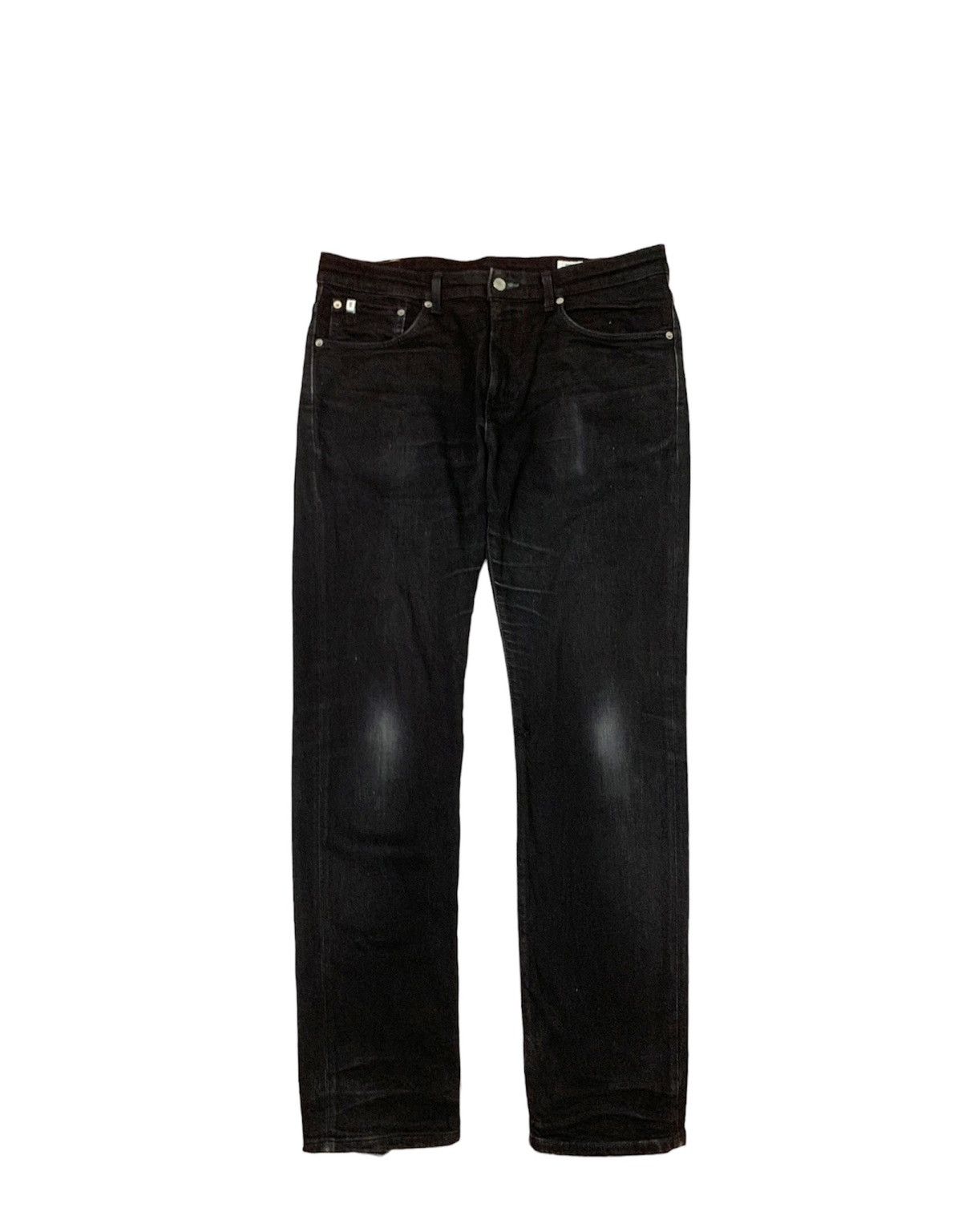 Edwin 👹EDWIN All Black Distressed Denim Made In Japan Size US 34 / EU 50 - 2 Thumbnail