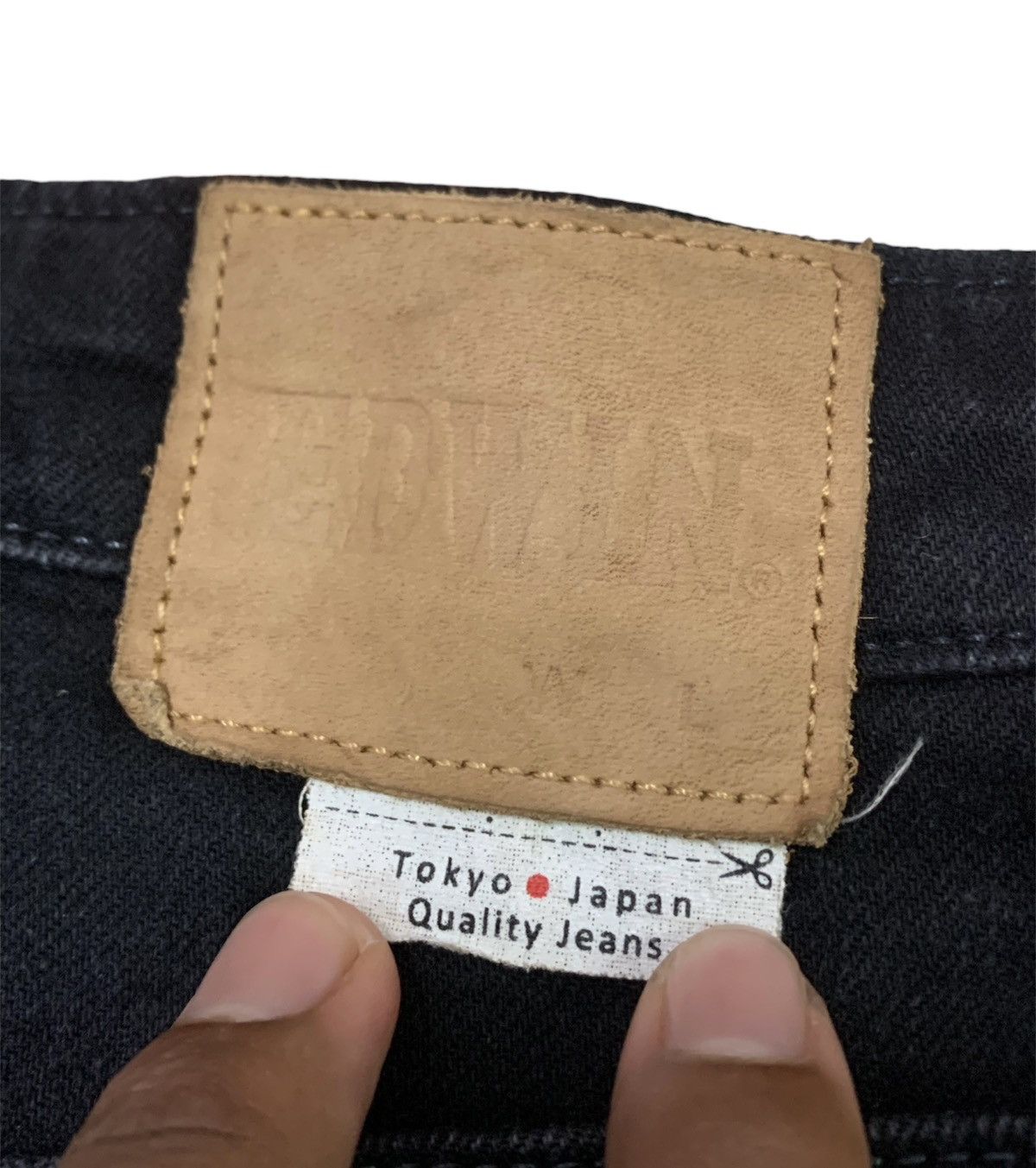 Edwin 👹EDWIN All Black Distressed Denim Made In Japan Size US 34 / EU 50 - 9 Thumbnail