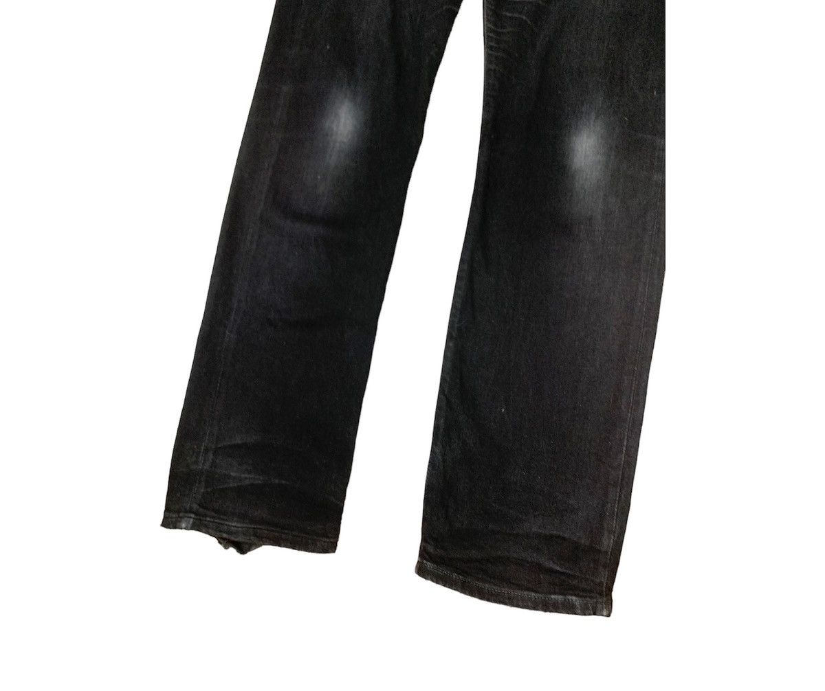 Edwin 👹EDWIN All Black Distressed Denim Made In Japan Size US 34 / EU 50 - 5 Thumbnail