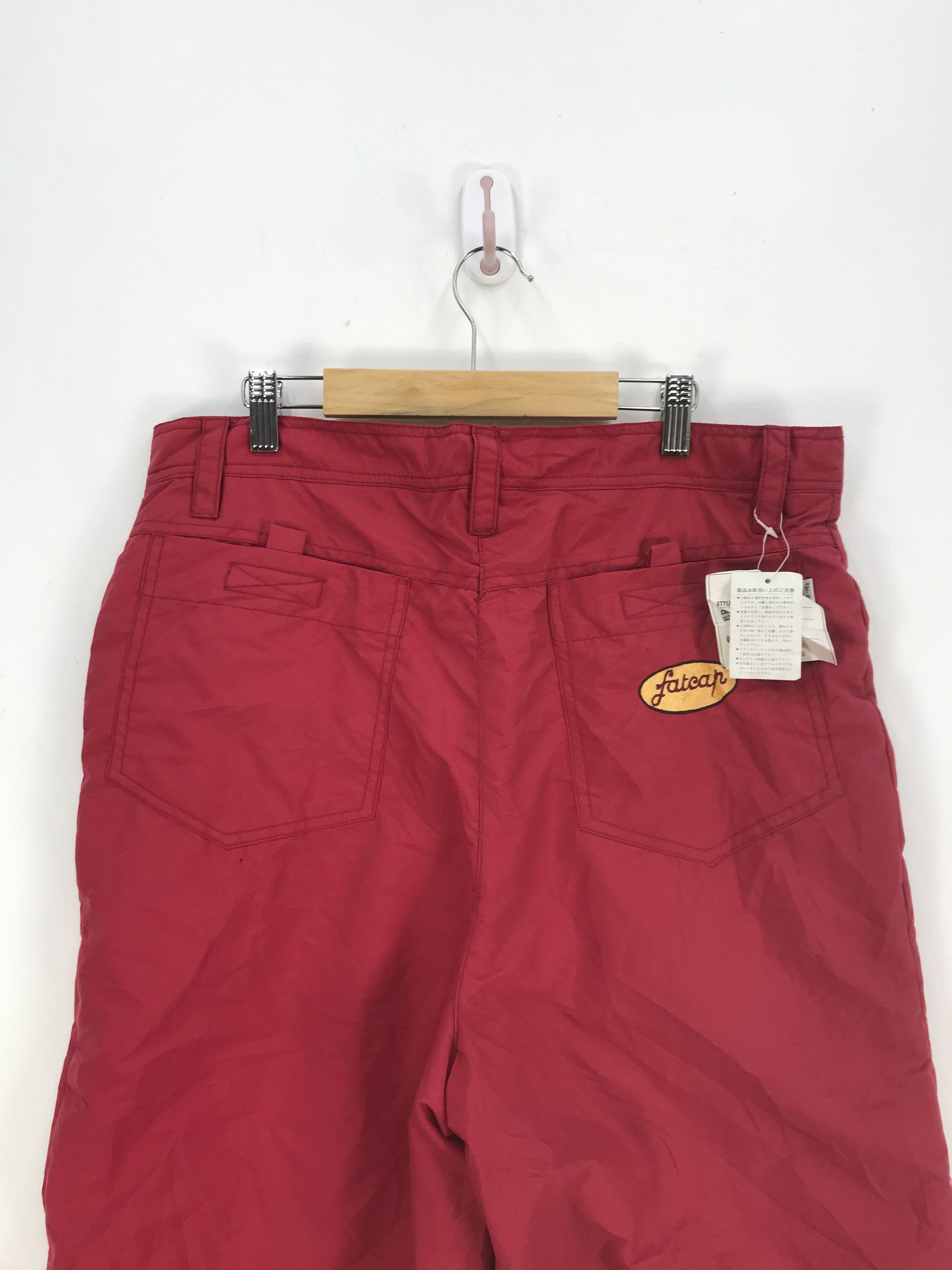 Japanese Brand × Vintage Vintage Fat Cap Ski Pants Ski Wear Snowboards Trousers Size US 34 / EU 50 - 5 Thumbnail
