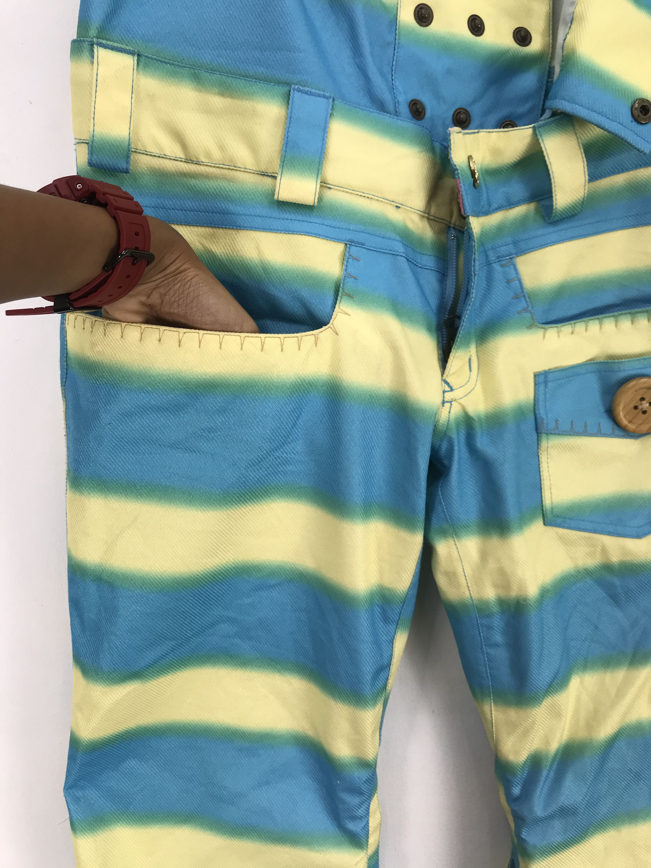 If Six Was Nine × Japanese Brand Dita White Ski Wear Snowboards Japanese Ski Overall Pants Size US 34 / EU 50 - 11 Thumbnail