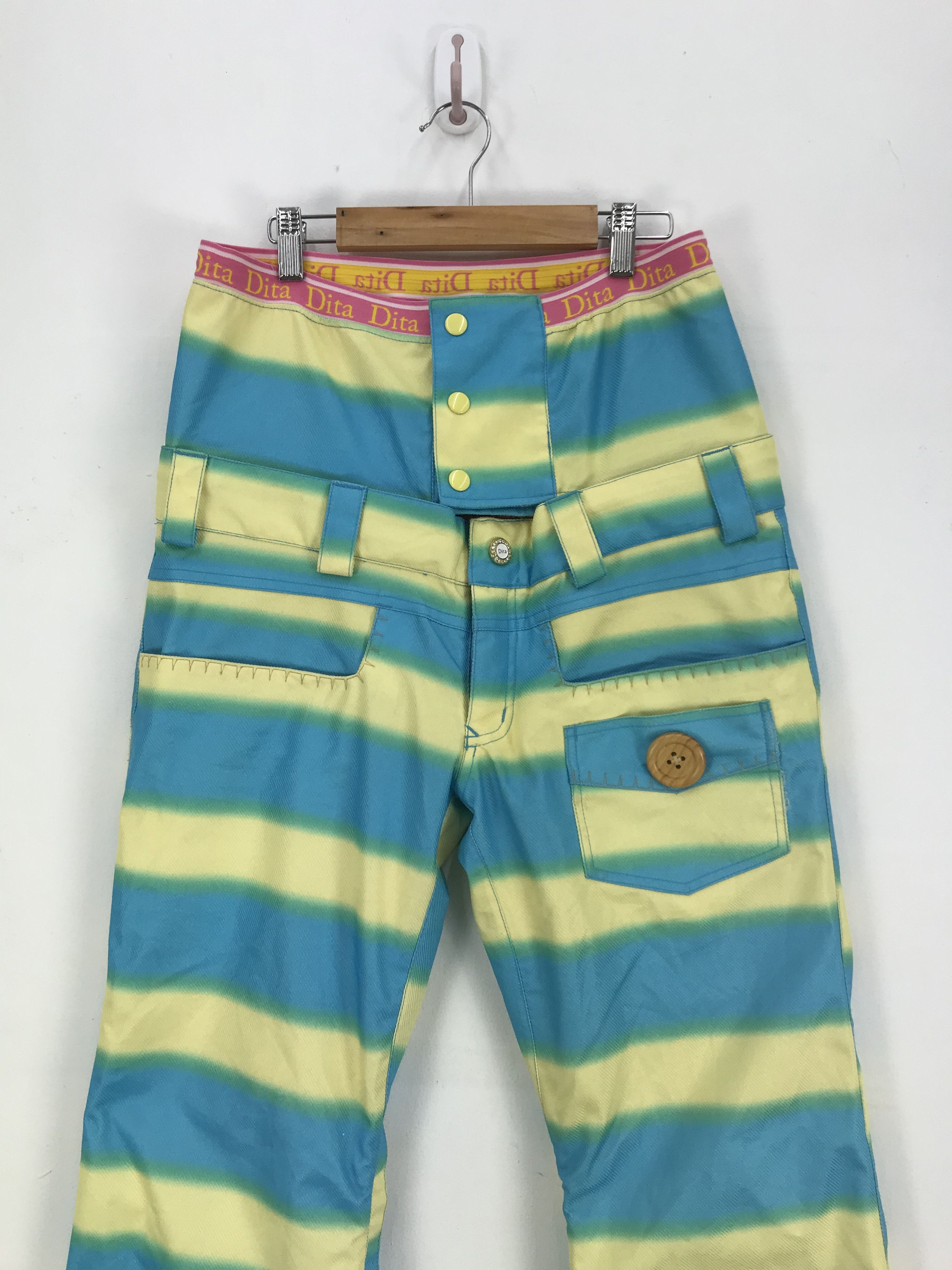 If Six Was Nine × Japanese Brand Dita White Ski Wear Snowboards Japanese Ski Overall Pants Size US 34 / EU 50 - 4 Thumbnail