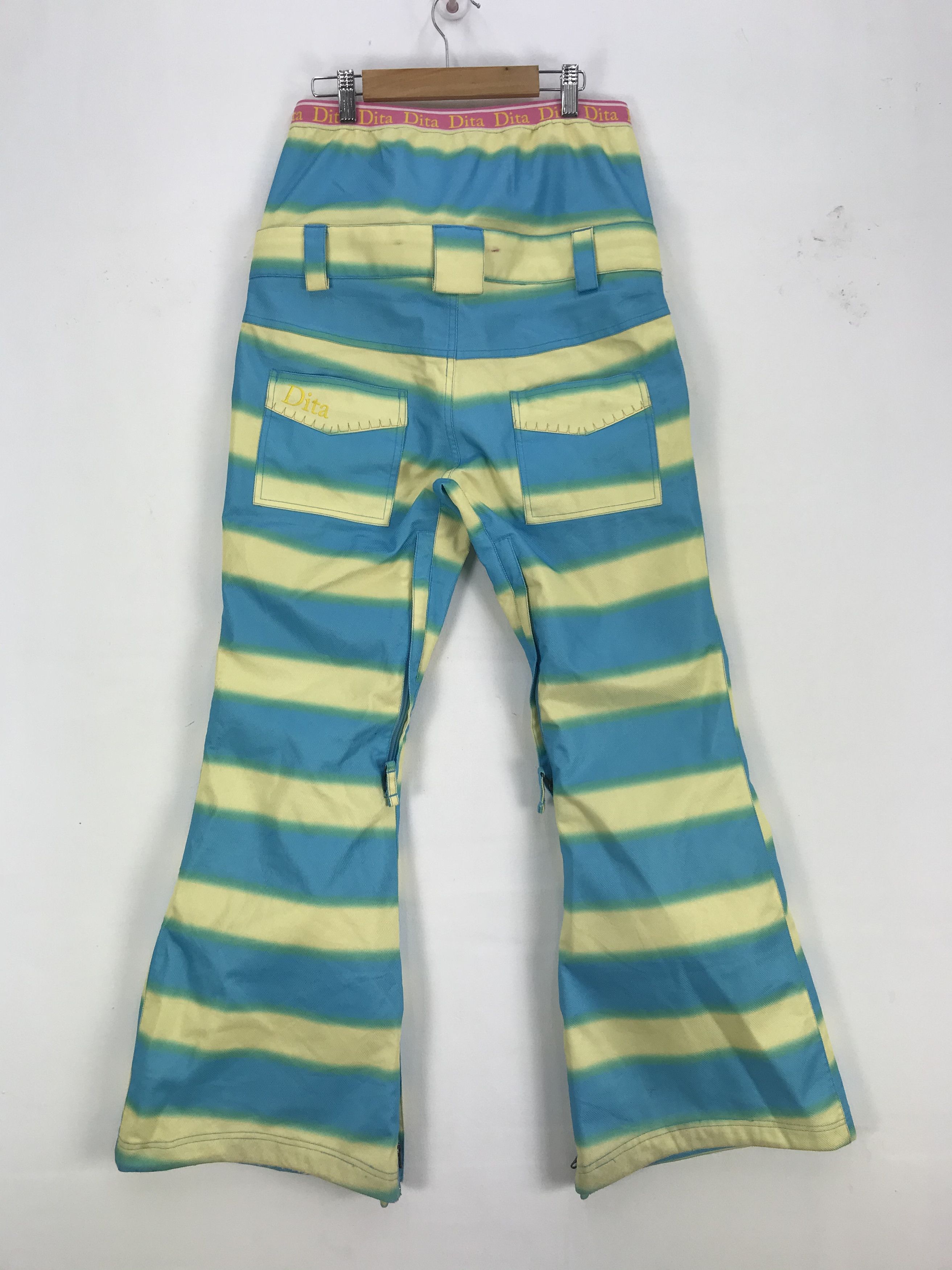 If Six Was Nine × Japanese Brand Dita White Ski Wear Snowboards Japanese Ski Overall Pants Size US 34 / EU 50 - 2 Thumbnail