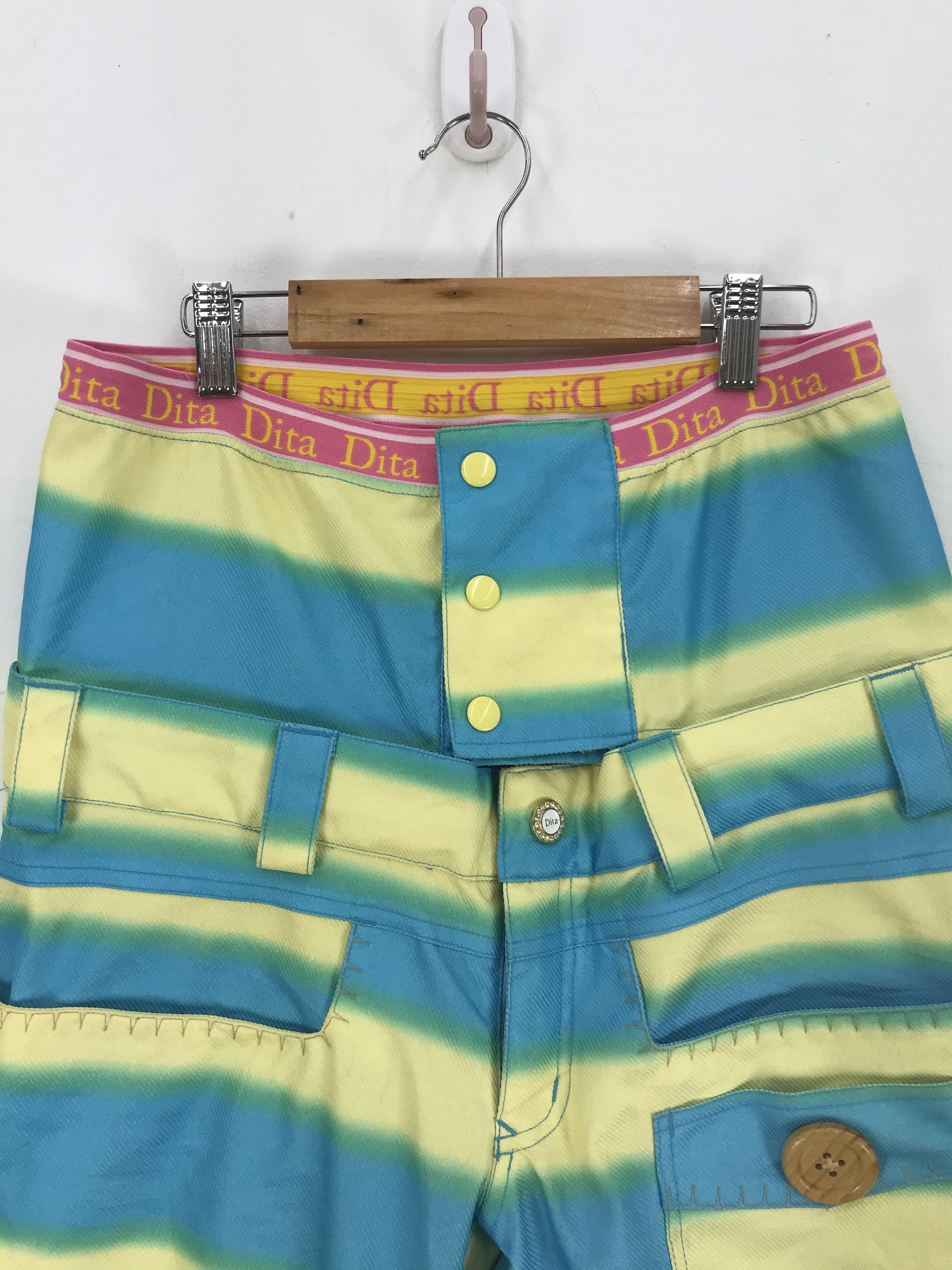 If Six Was Nine × Japanese Brand Dita White Ski Wear Snowboards Japanese Ski Overall Pants Size US 34 / EU 50 - 3 Thumbnail