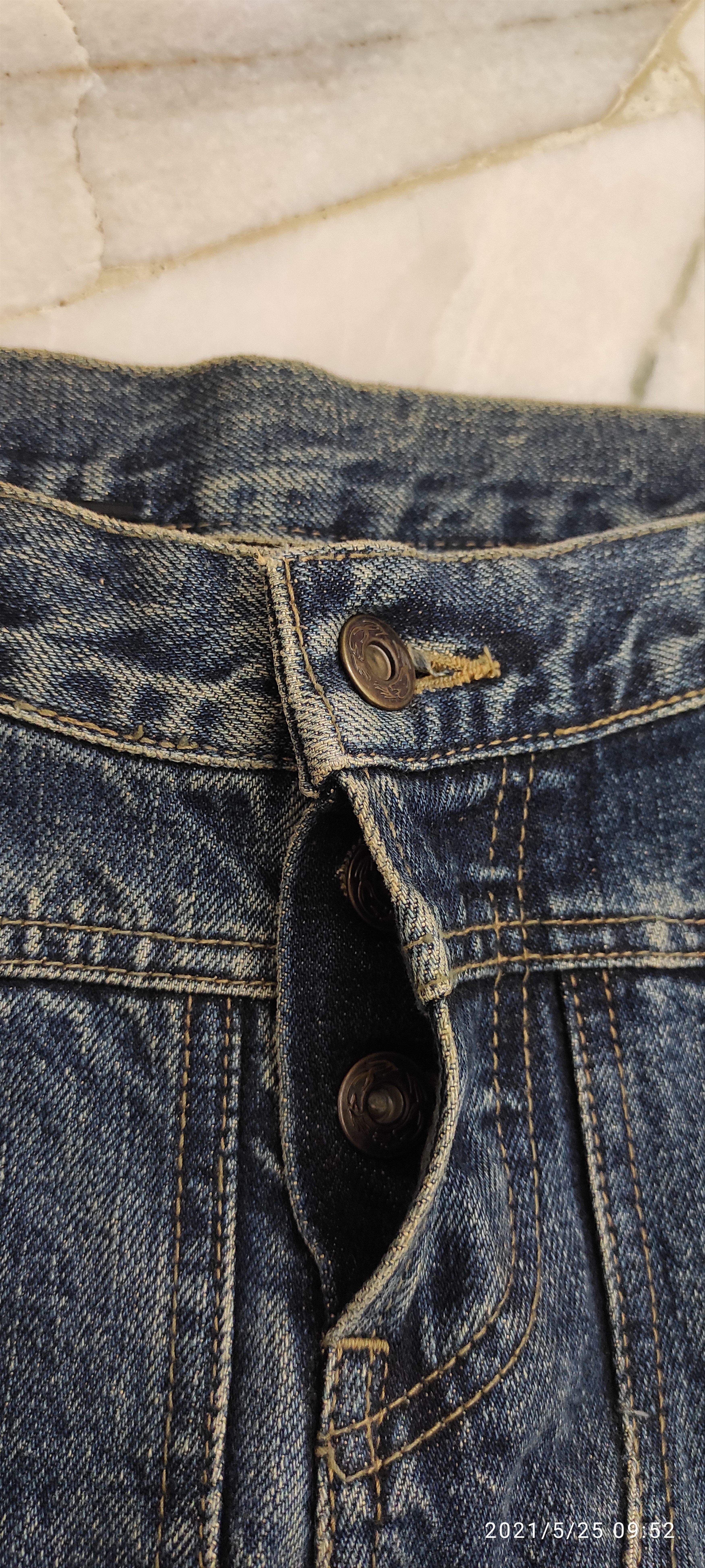 Japanese Brand ⚡️𝐐𝐔𝐈𝐂𝐊 𝐒𝐀𝐋𝐄 AW2000 OSSA MANDO mud Jeans Size US 30 / EU 46 - 8 Thumbnail