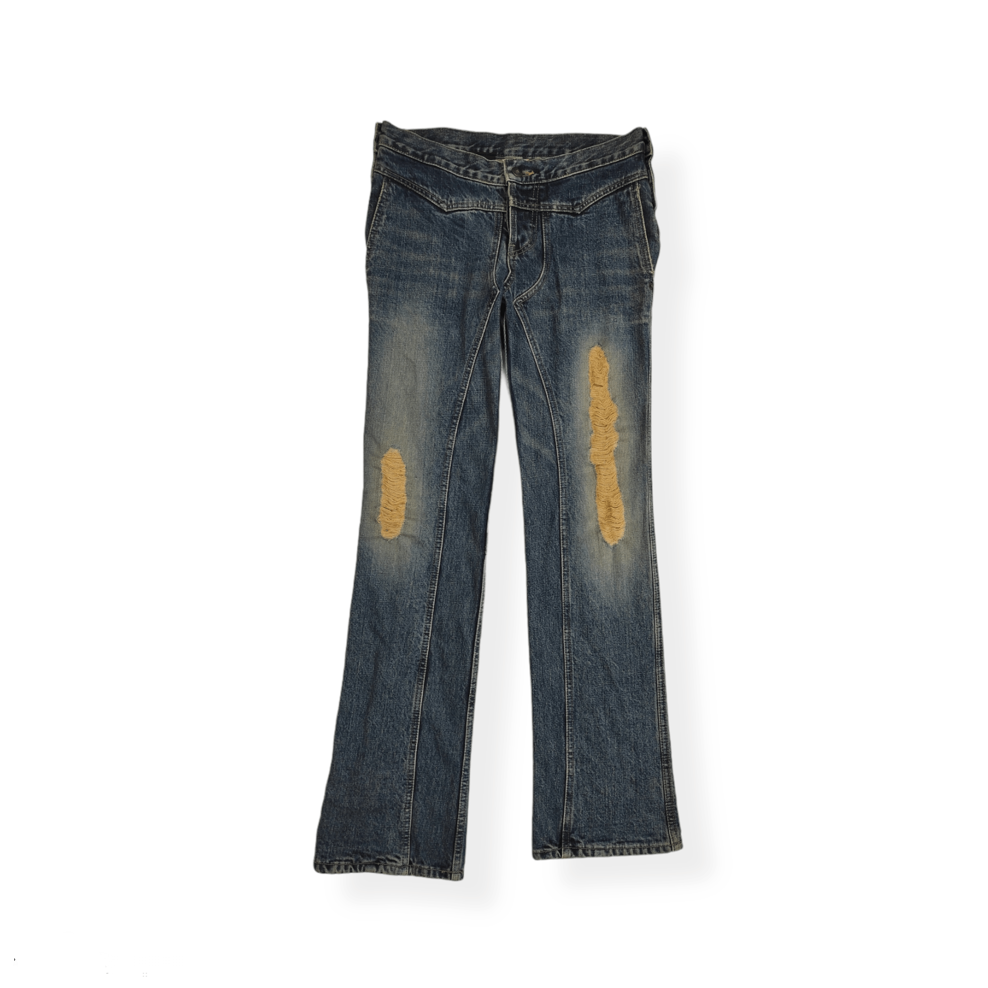 Japanese Brand ⚡️𝐐𝐔𝐈𝐂𝐊 𝐒𝐀𝐋𝐄 AW2000 OSSA MANDO mud Jeans Size US 30 / EU 46 - 13 Thumbnail