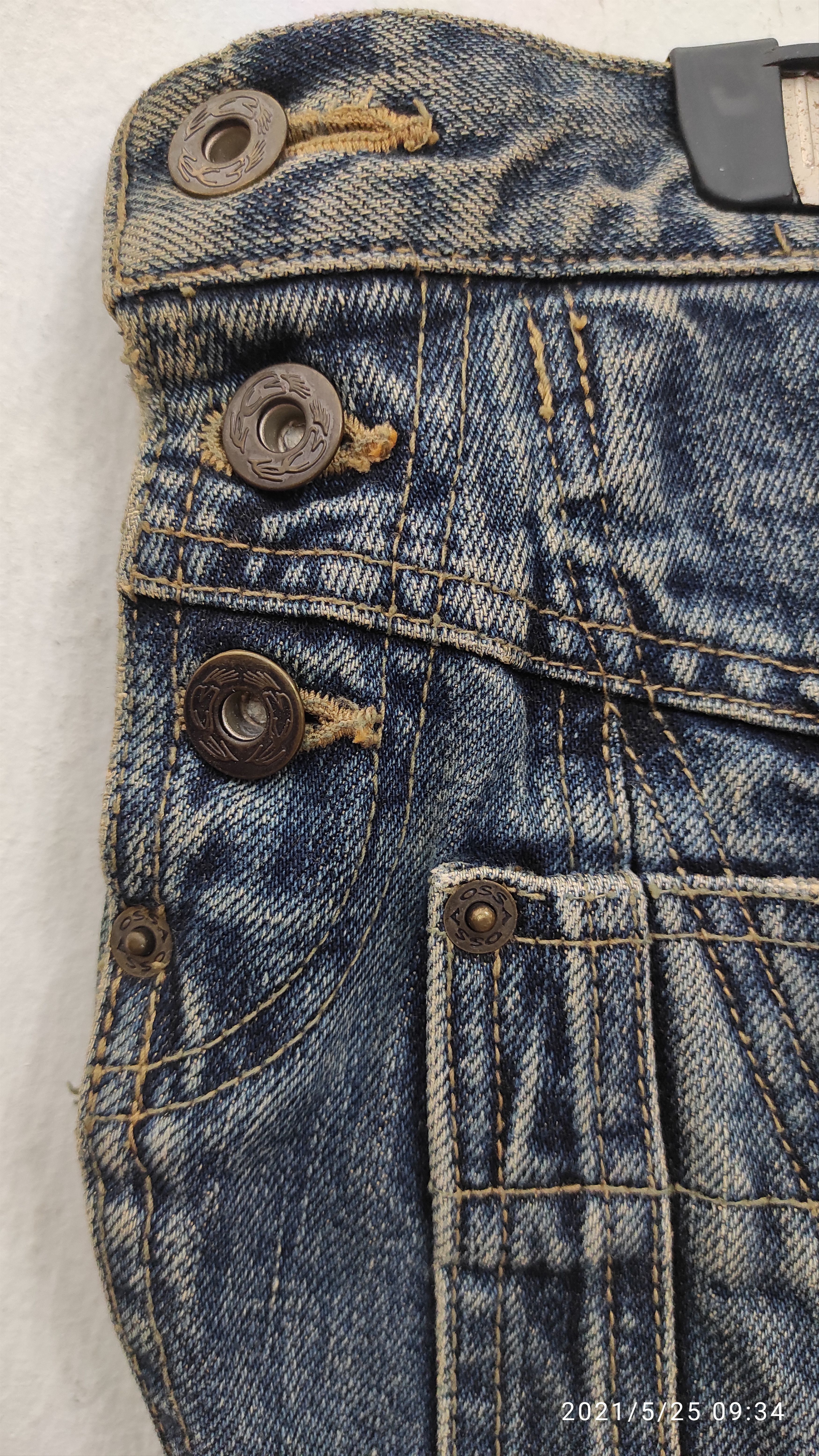Japanese Brand ⚡️𝐐𝐔𝐈𝐂𝐊 𝐒𝐀𝐋𝐄 AW2000 OSSA MANDO mud Jeans Size US 30 / EU 46 - 11 Thumbnail