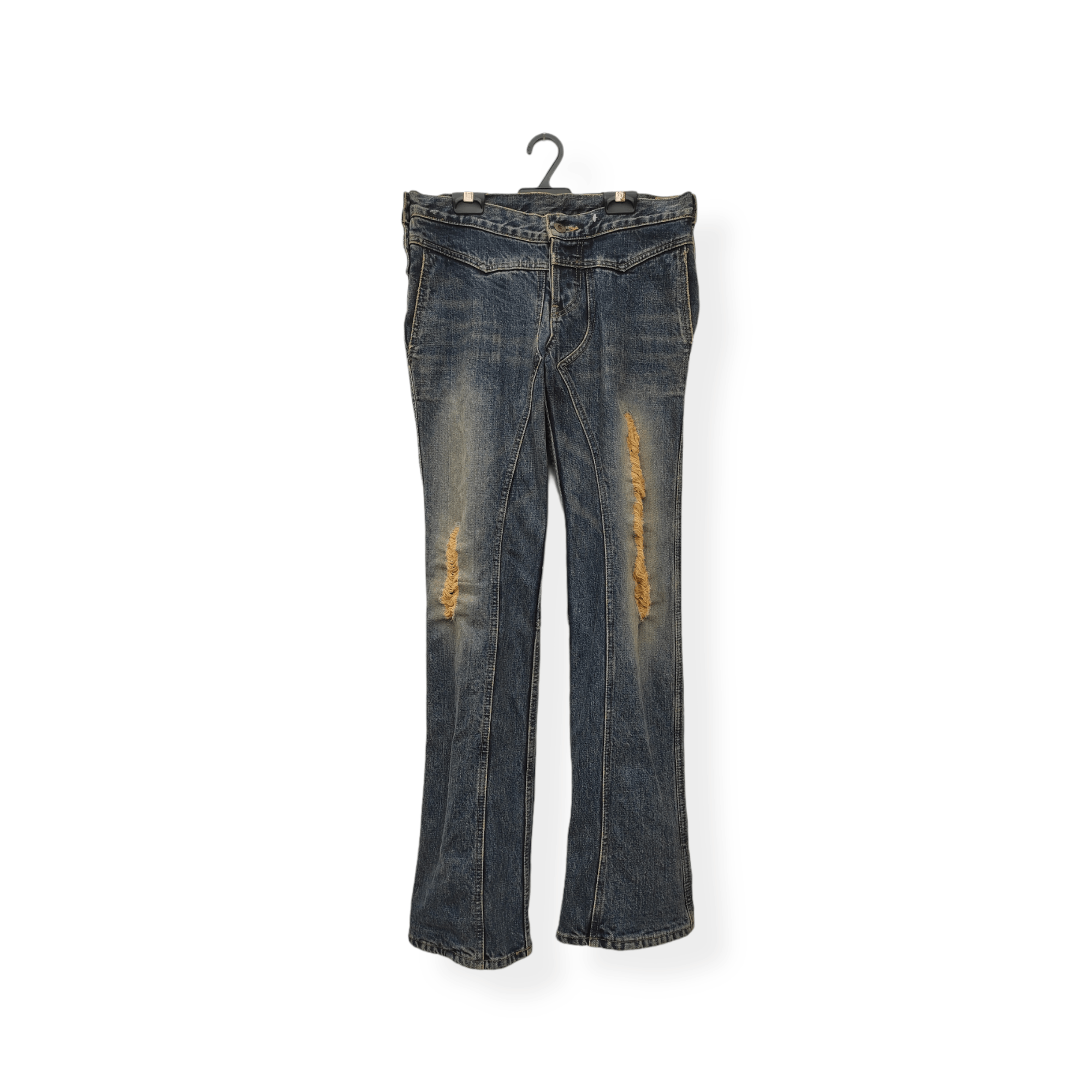 Japanese Brand ⚡️𝐐𝐔𝐈𝐂𝐊 𝐒𝐀𝐋𝐄 AW2000 OSSA MANDO mud Jeans Size US 30 / EU 46 - 1 Thumbnail