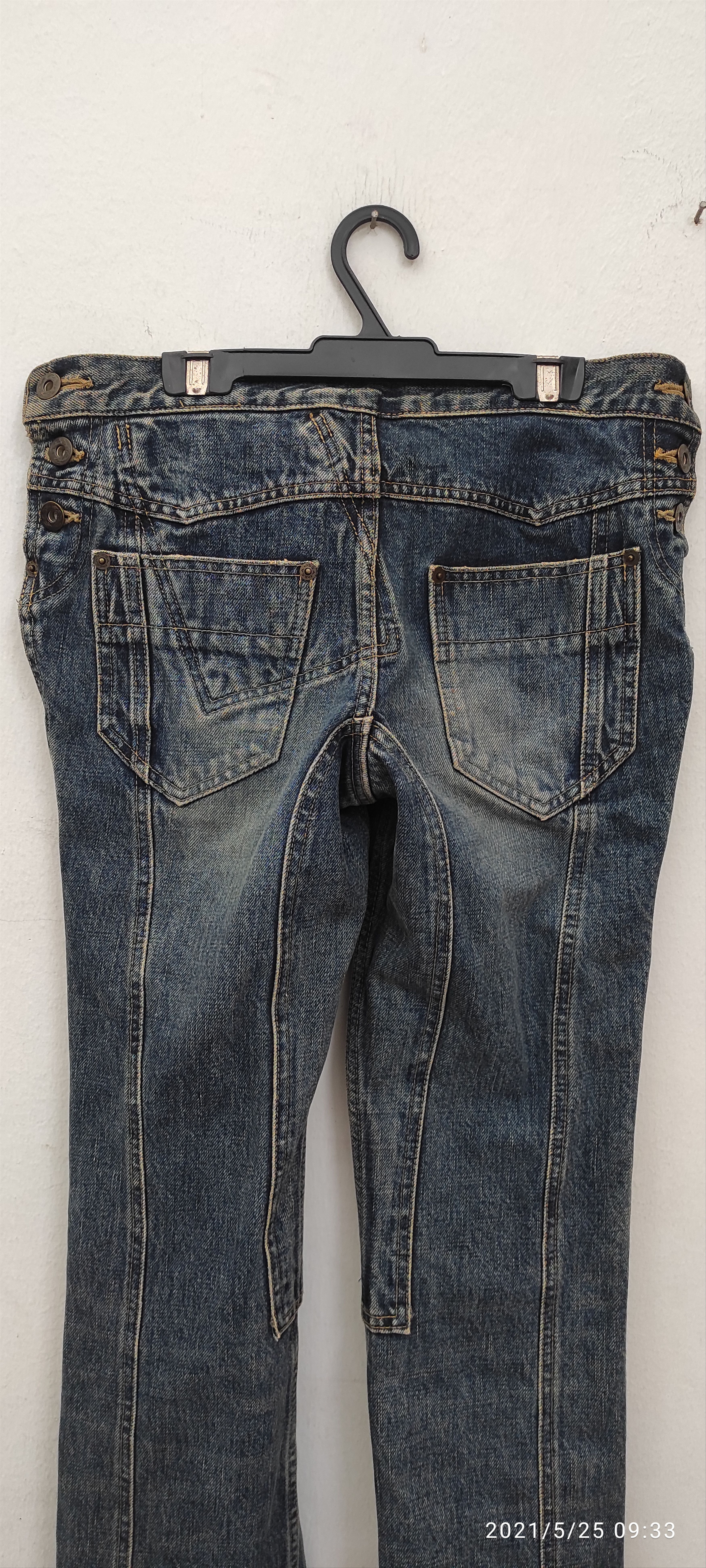 Japanese Brand ⚡️𝐐𝐔𝐈𝐂𝐊 𝐒𝐀𝐋𝐄 AW2000 OSSA MANDO mud Jeans Size US 30 / EU 46 - 12 Thumbnail