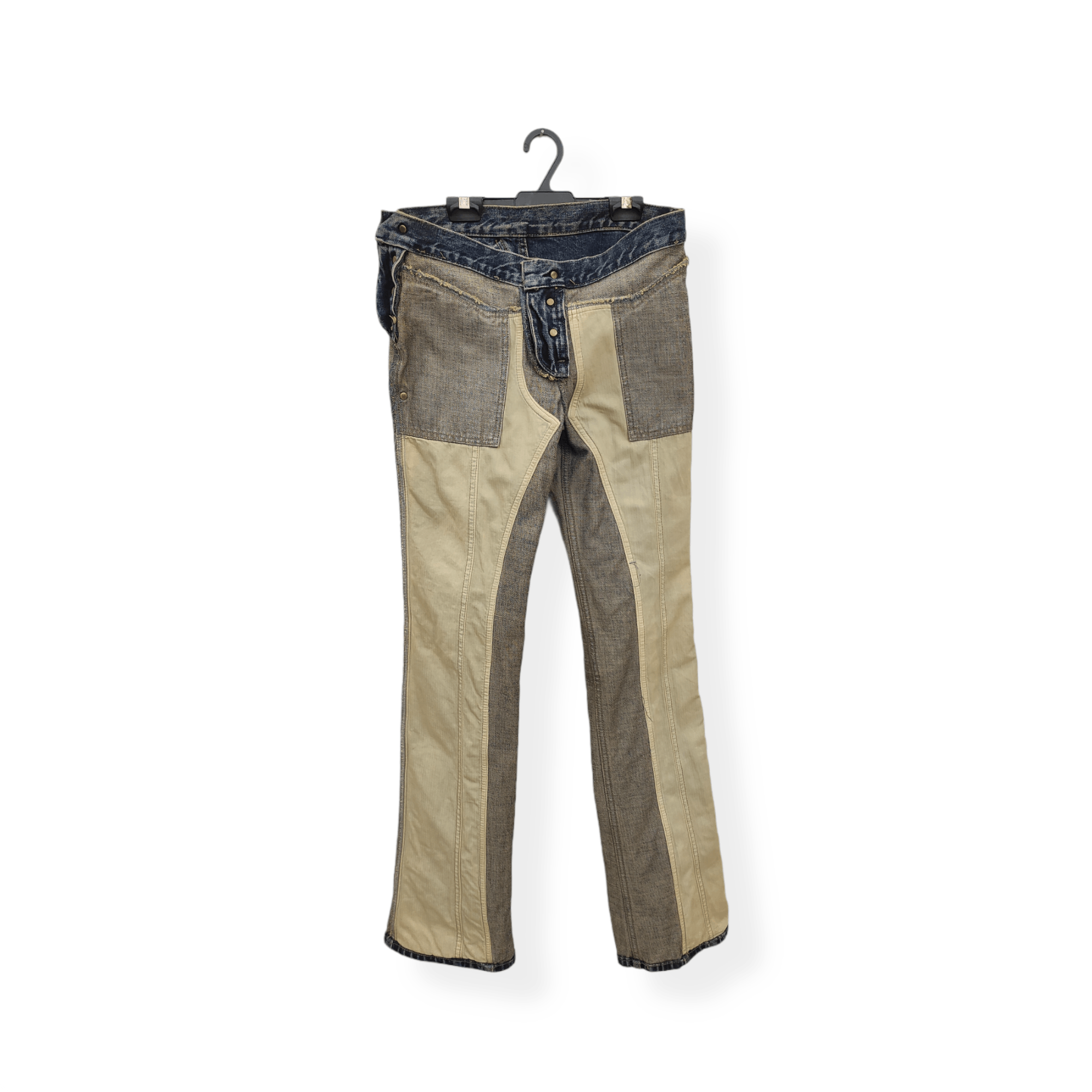 Japanese Brand ⚡️𝐐𝐔𝐈𝐂𝐊 𝐒𝐀𝐋𝐄 AW2000 OSSA MANDO mud Jeans Size US 30 / EU 46 - 3 Thumbnail