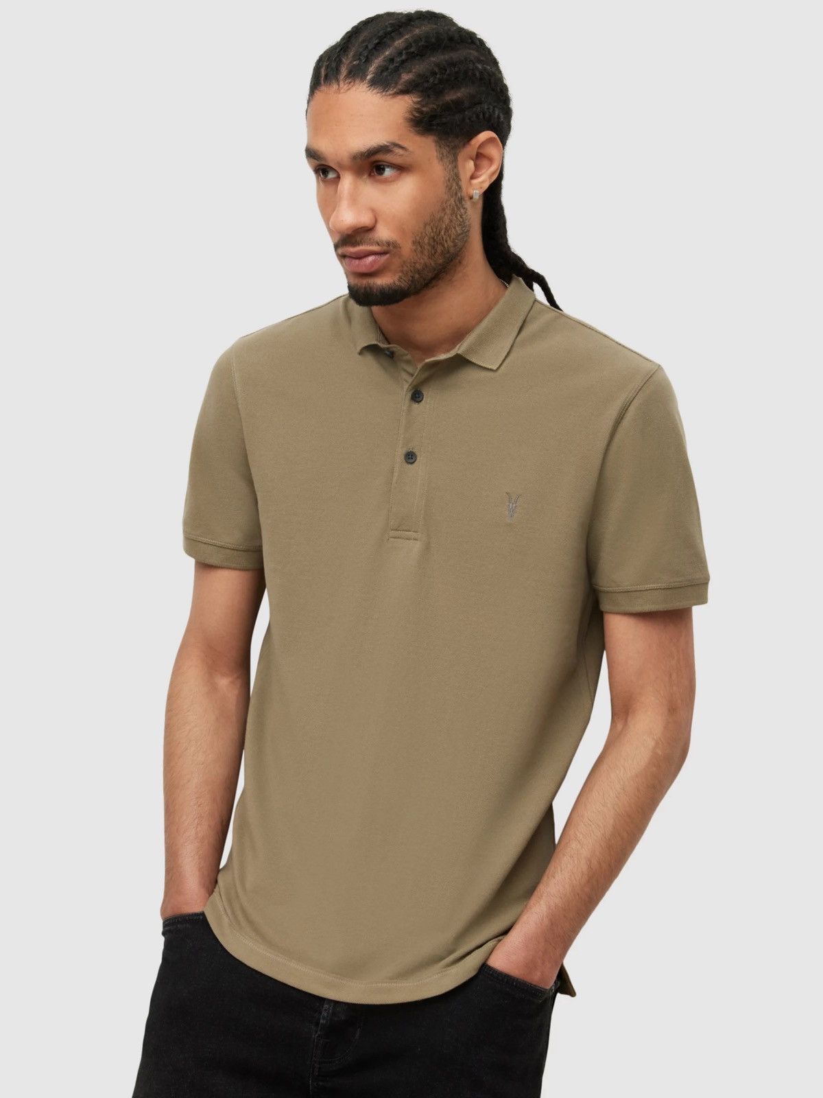 Allsaints Allsaints Polo Shirt Size US M / EU 48-50 / 2 - 2 Thumbnail