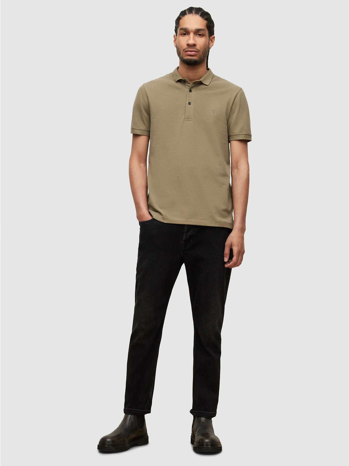 Allsaints Allsaints Polo Shirt Size US M / EU 48-50 / 2 - 1 Thumbnail
