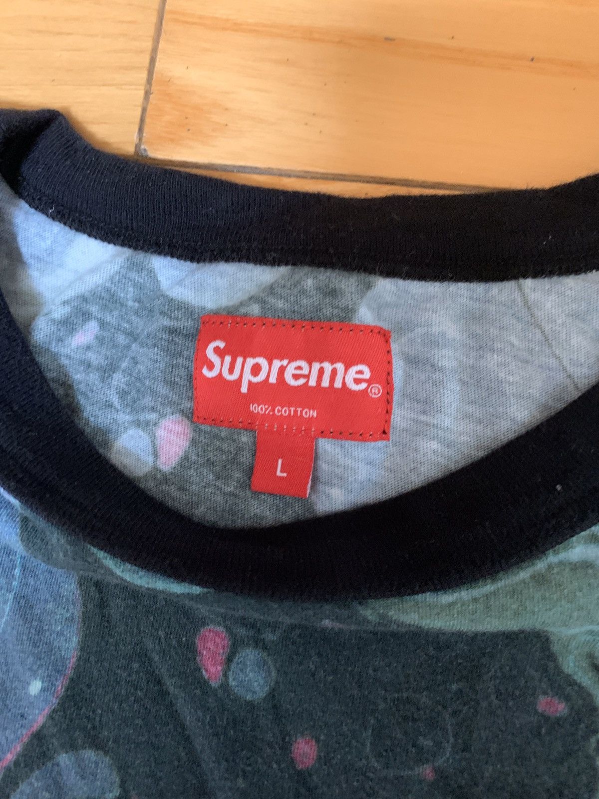 Supreme Marbled Tee Size US L / EU 52-54 / 3 - 2 Thumbnail
