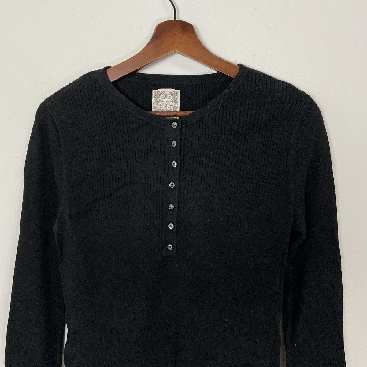 Other Vintage Polo Jeans Half Button Knitwear Size S / US 4 / IT 40 - 4 Thumbnail