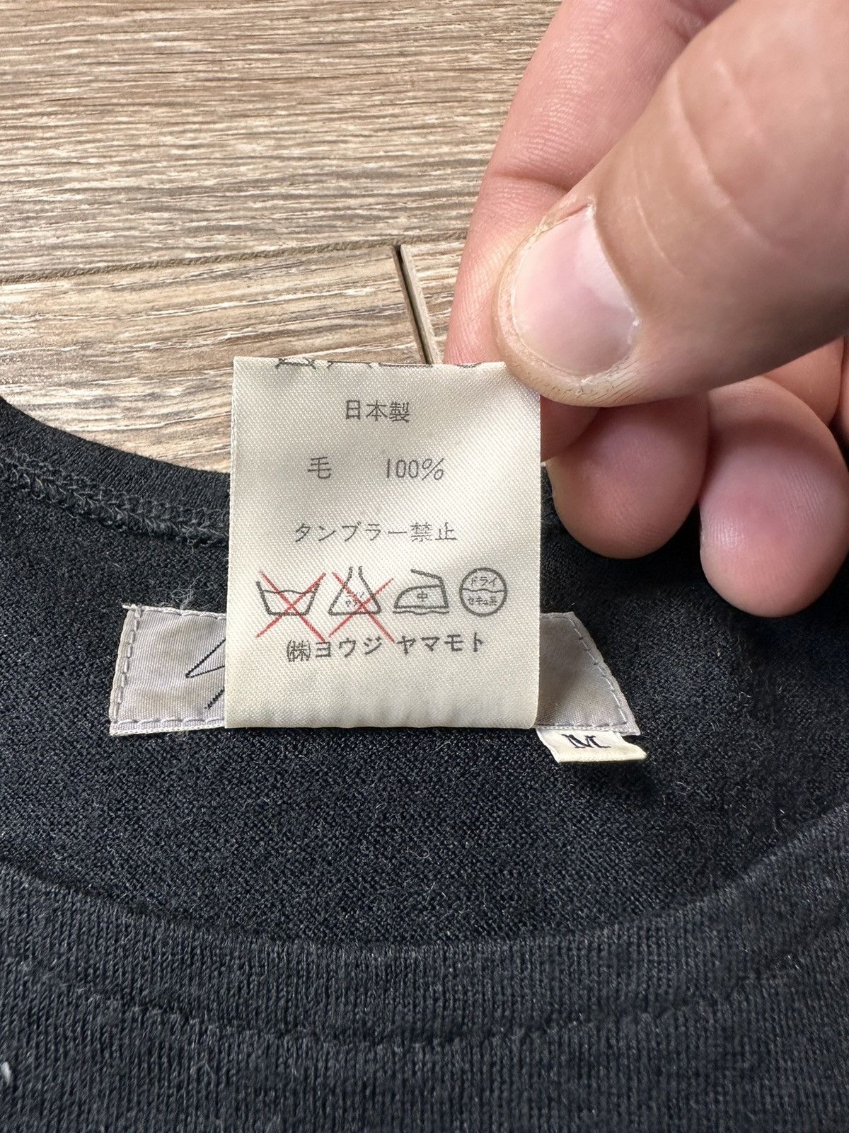 Japanese Brand × Yohji Yamamoto Vintage Yohji Yamamoto Black Longsleeve Size M / US 6-8 / IT 42-44 - 4 Thumbnail