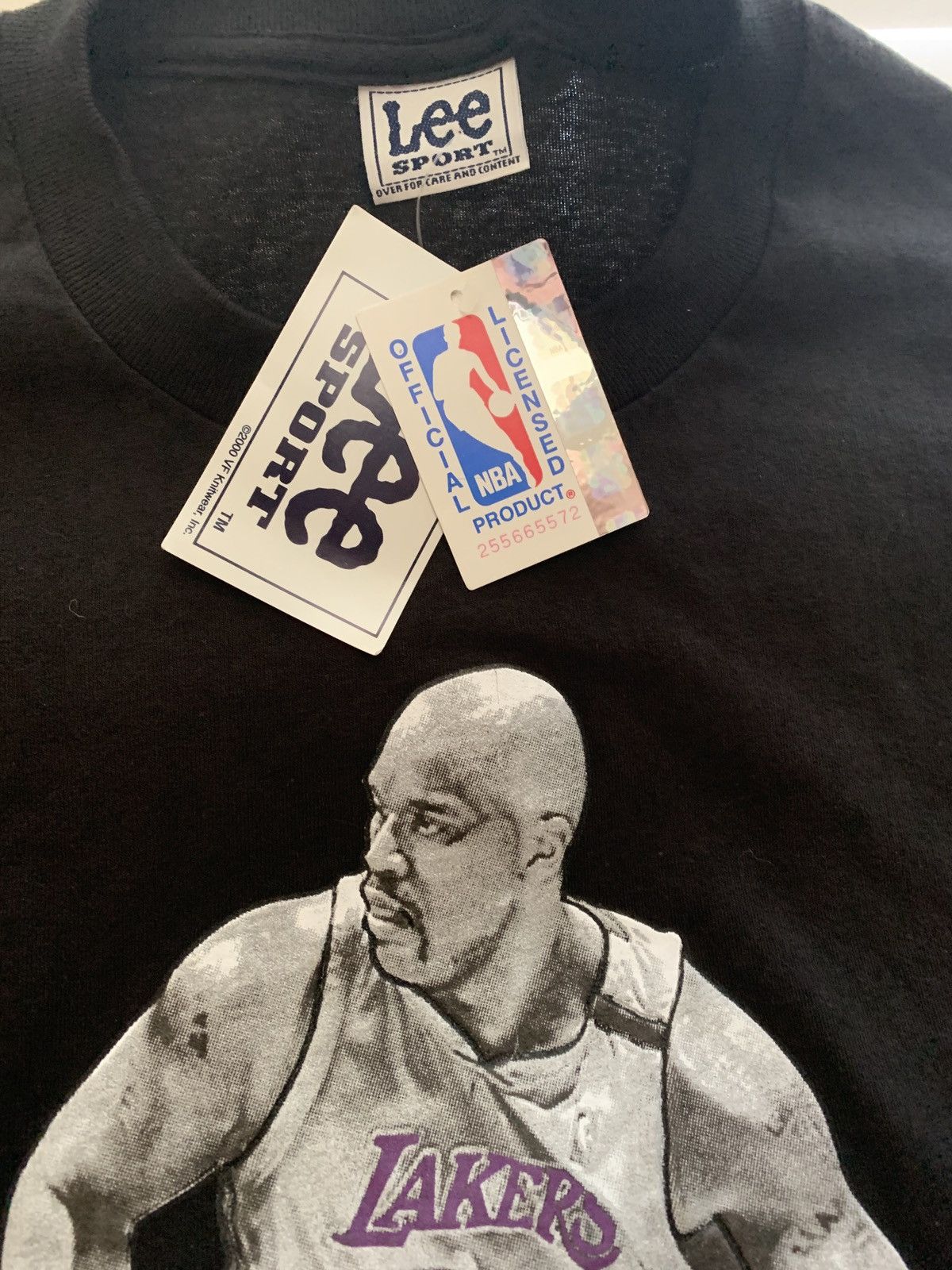 NBA Vintage DEADSTOCK Shaq lakers T shirt Size US L / EU 52-54 / 3 - 4 Thumbnail