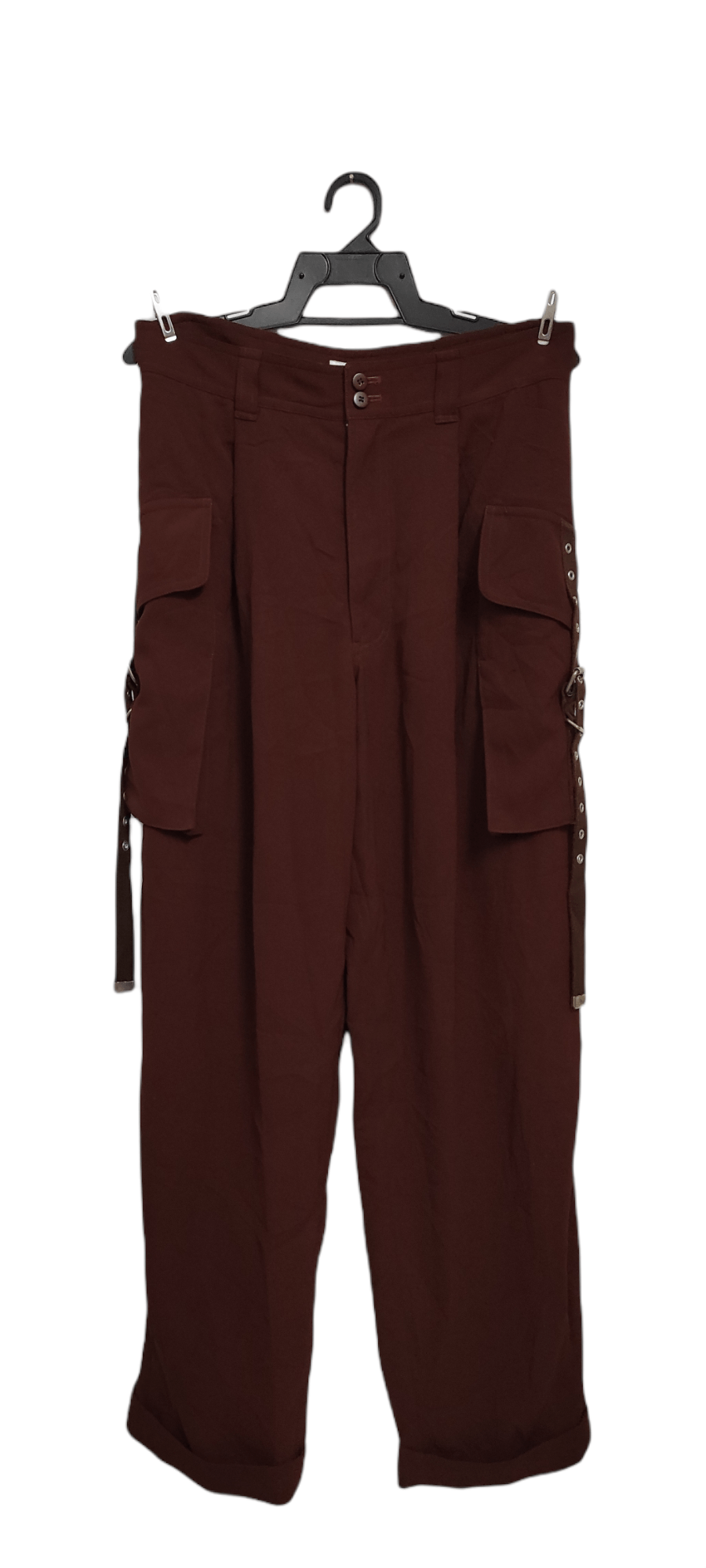 Kansai Yamamoto 80s Kansai Yamamoto Pocket Cargo bondage Balloon pants Size US 32 / EU 48 - 9 Thumbnail