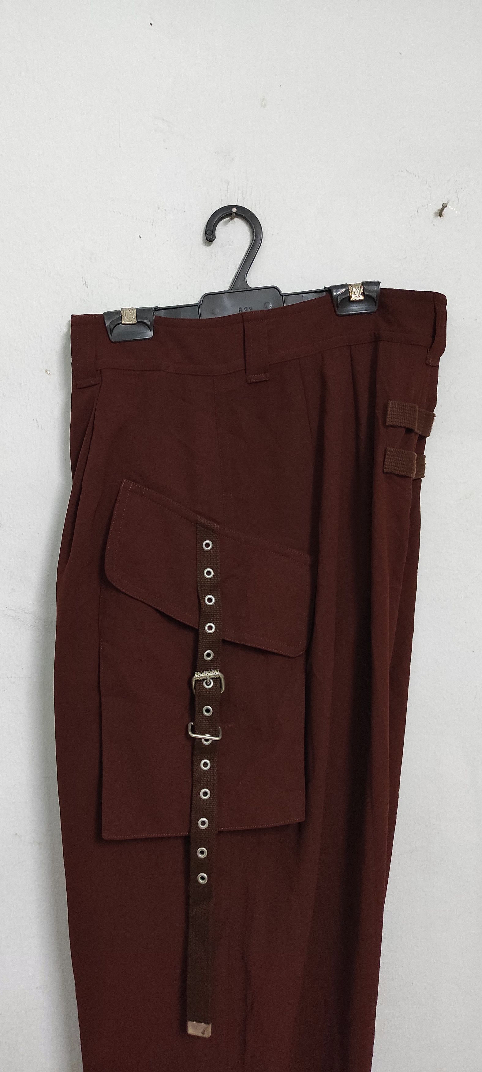 Kansai Yamamoto 80s Kansai Yamamoto Pocket Cargo bondage Balloon pants Size US 32 / EU 48 - 5 Thumbnail