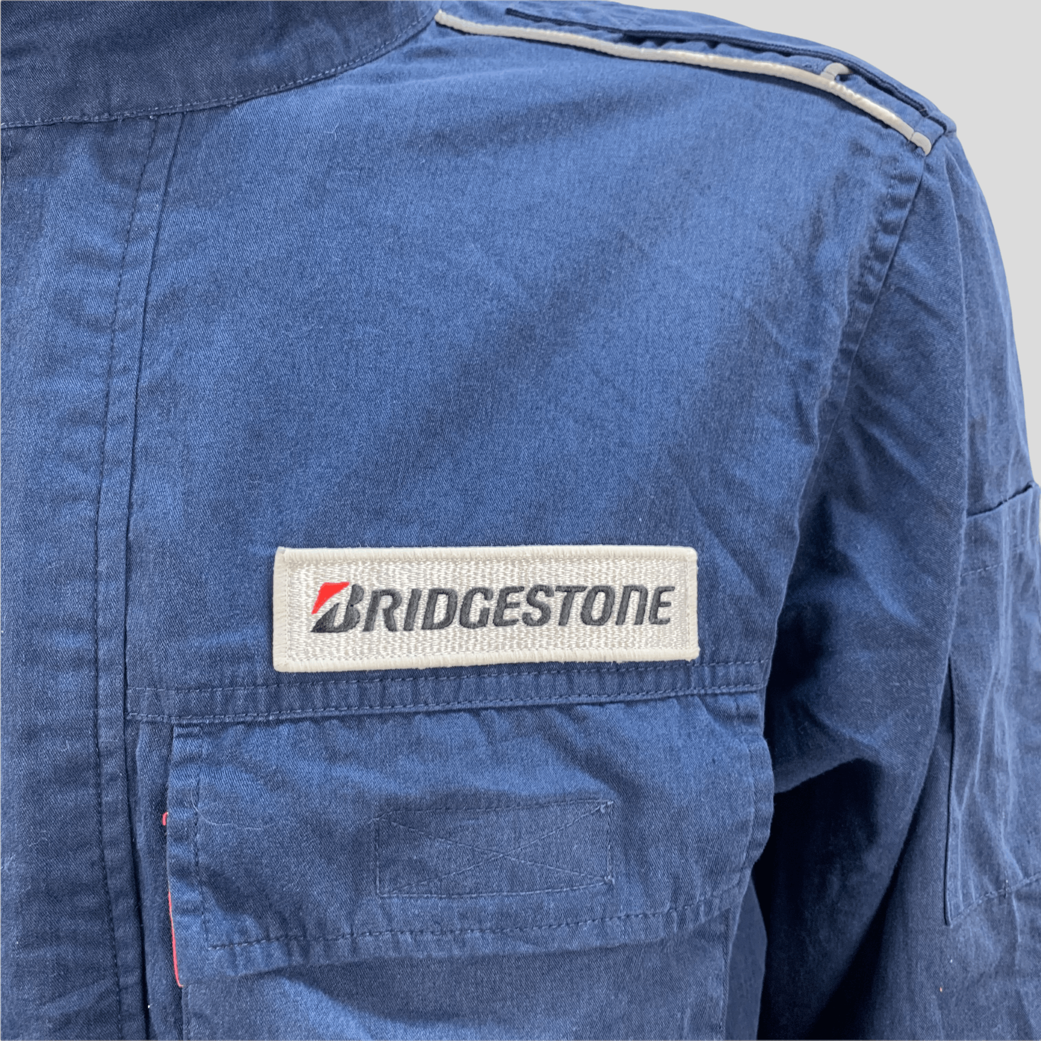Japanese Brand Bridgestones Workshop Worker Foreman Coveralls #3676-001 Size US 36 / EU 52 - 3 Thumbnail